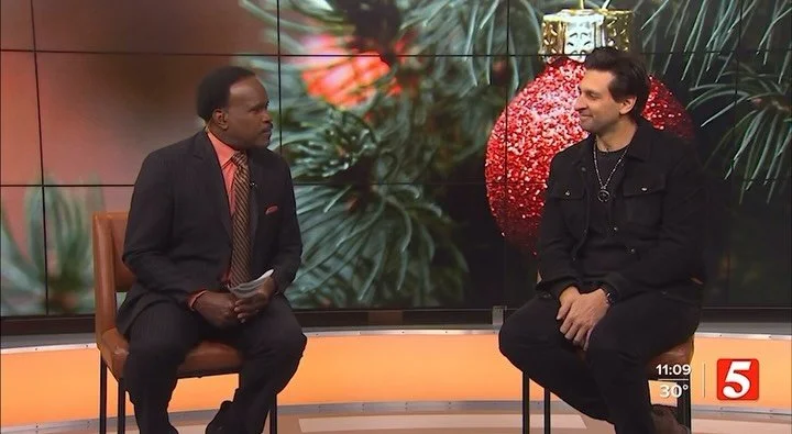 Thanks @talkofthetown_nc5 for having me today! Always great to chat about our Christmas Record and Tour! Come see us next: 
12/5 @wisegirlph Pleasant Hill CA
12/6 @suttercreektheatre Sutter Creek CA
12/9 @encounterhatco Jackson WY
12/10 @thenewberrym