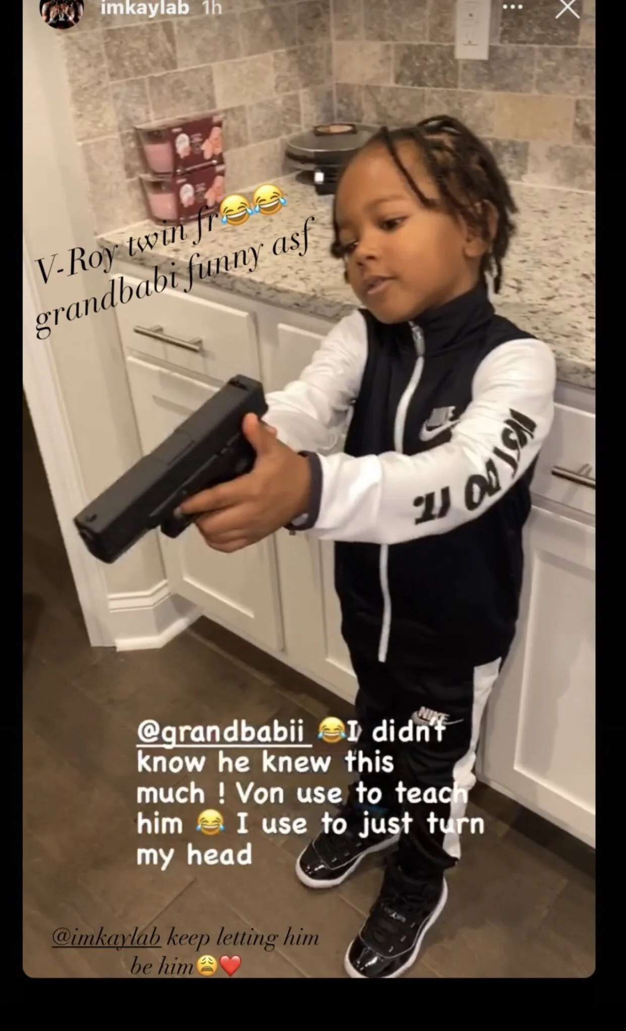 King Von S Sister Gets Backlash For Buying Her Son A Toy Gun For Christmas Whats The Word