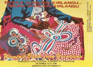 Rdaka Warlpiri-Kirlangu –Women’s Batik from Yuendumu, 1986