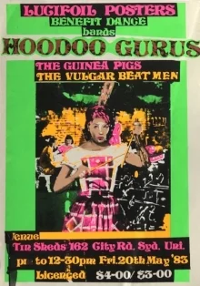 Lucifoil Posters Benefit Dance, 1983