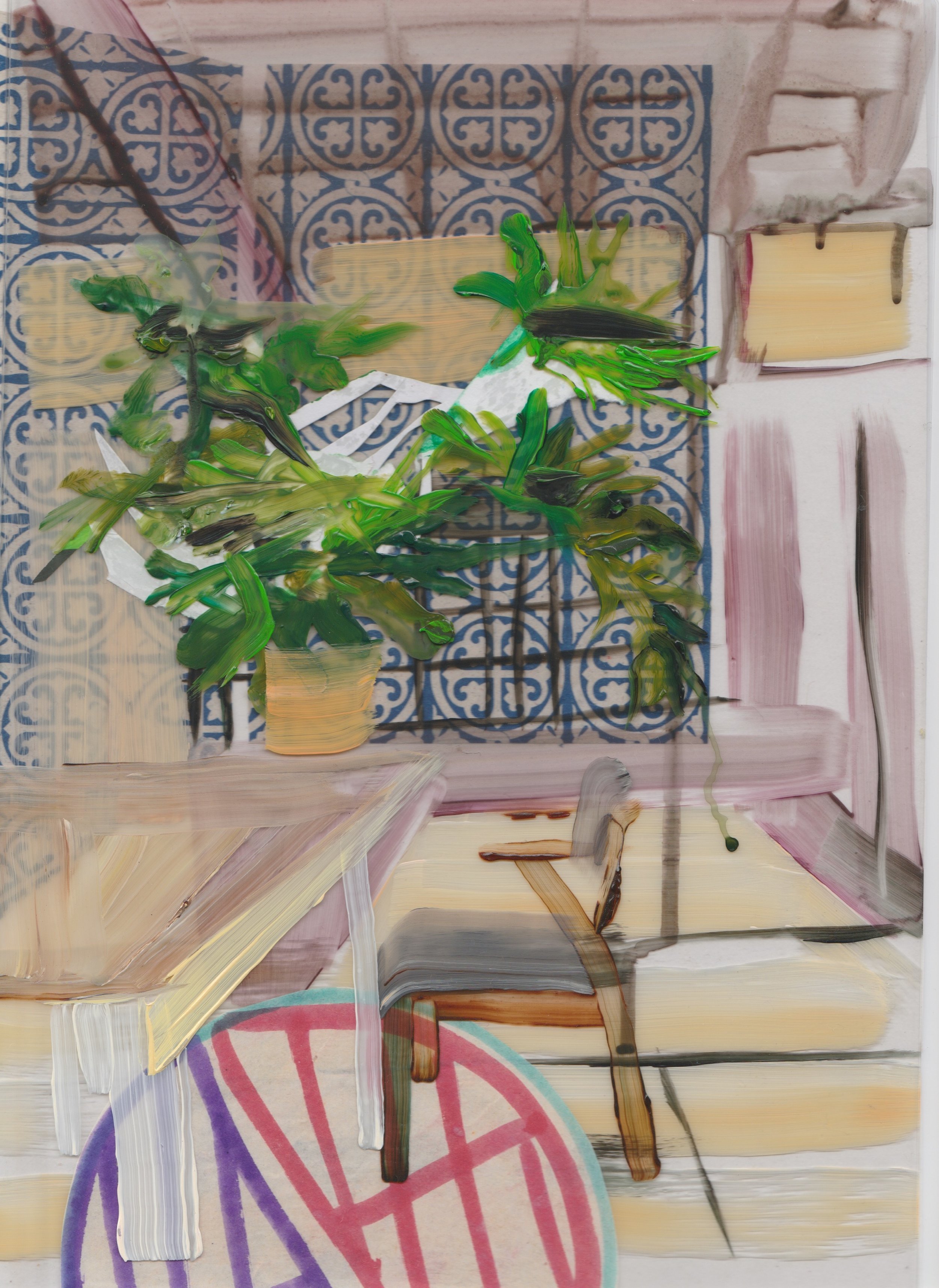 Genevieve Harnett, Studio and Turkish Textlies, 2018