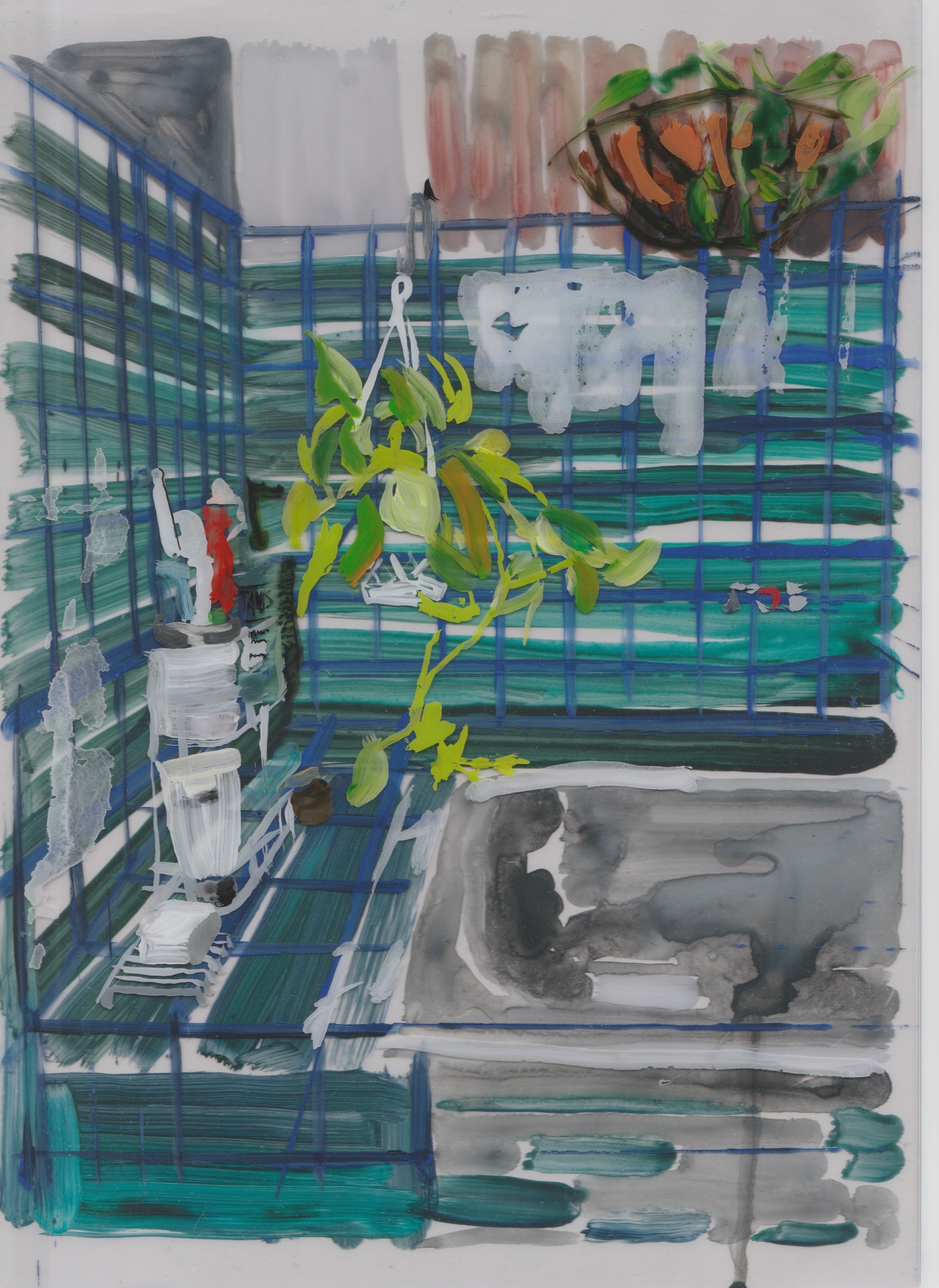 Genevieve Harnett, A Japanese Bath and Toothpaste, 2018