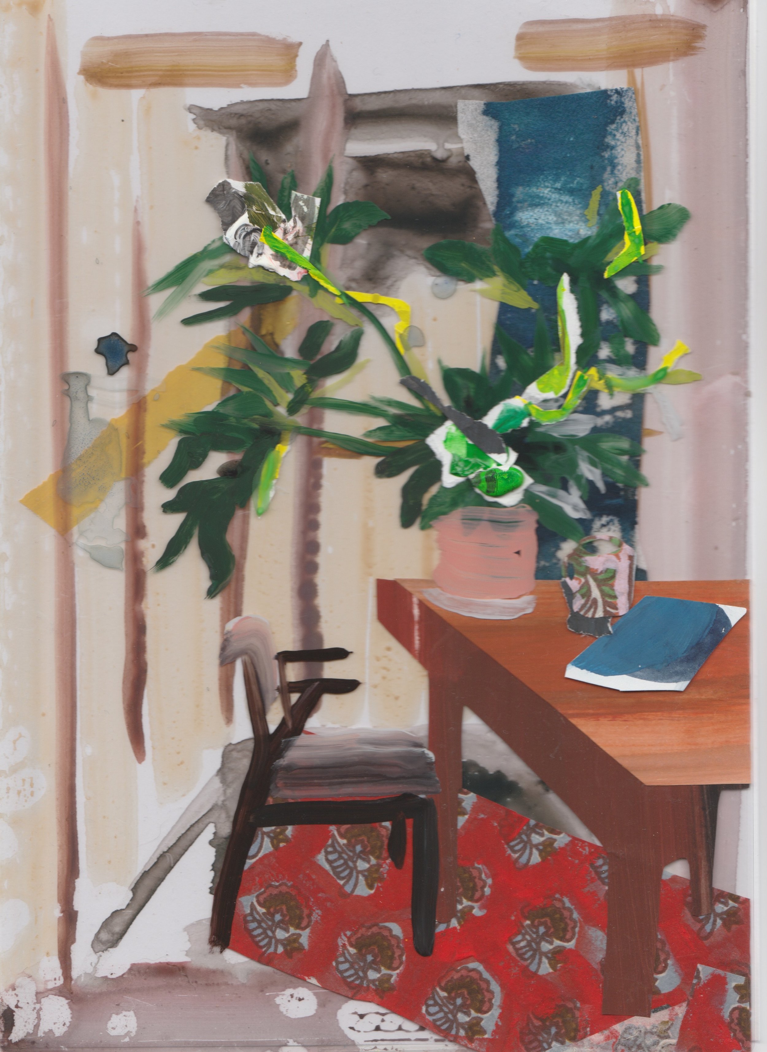 Genevieve Harnett, Studio blue sketch pad, 2018