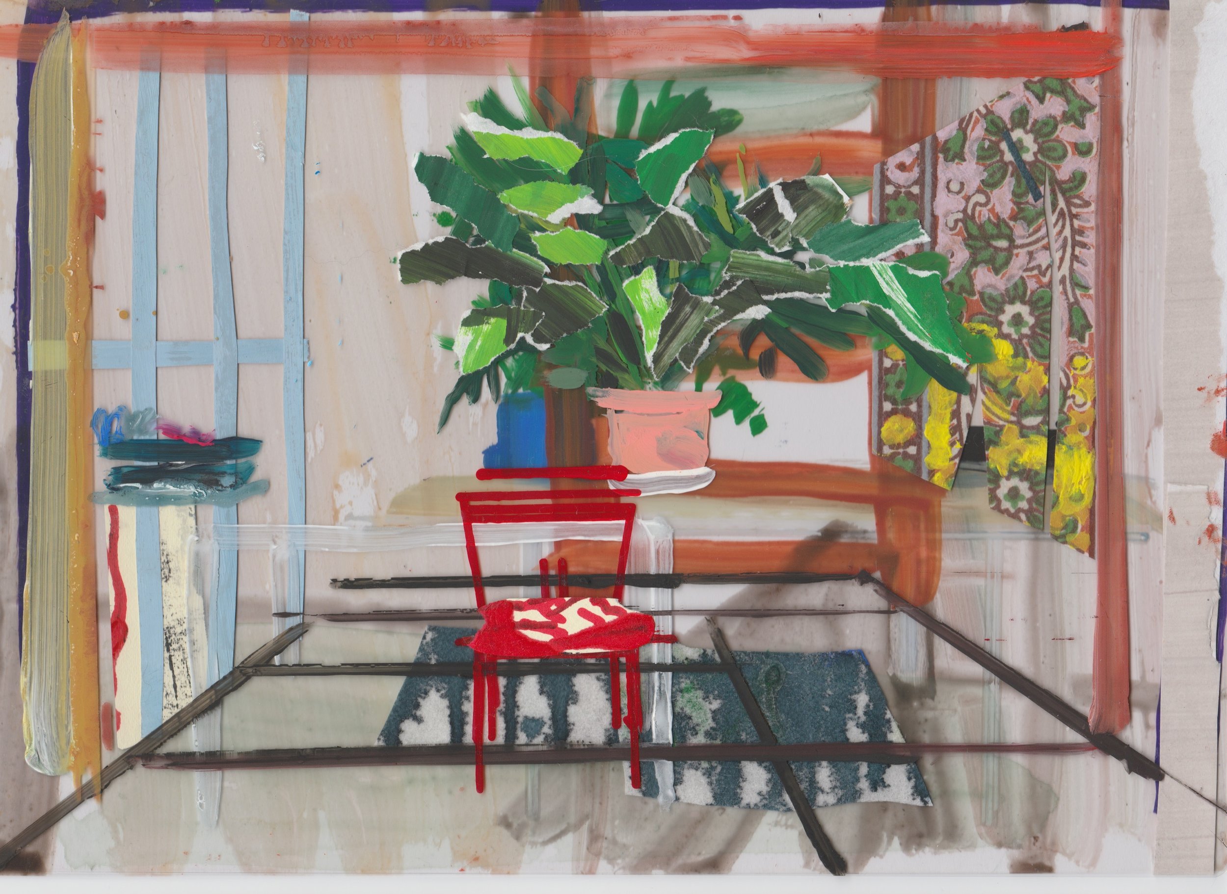 Genevieve Harnett, studio plant, 2018