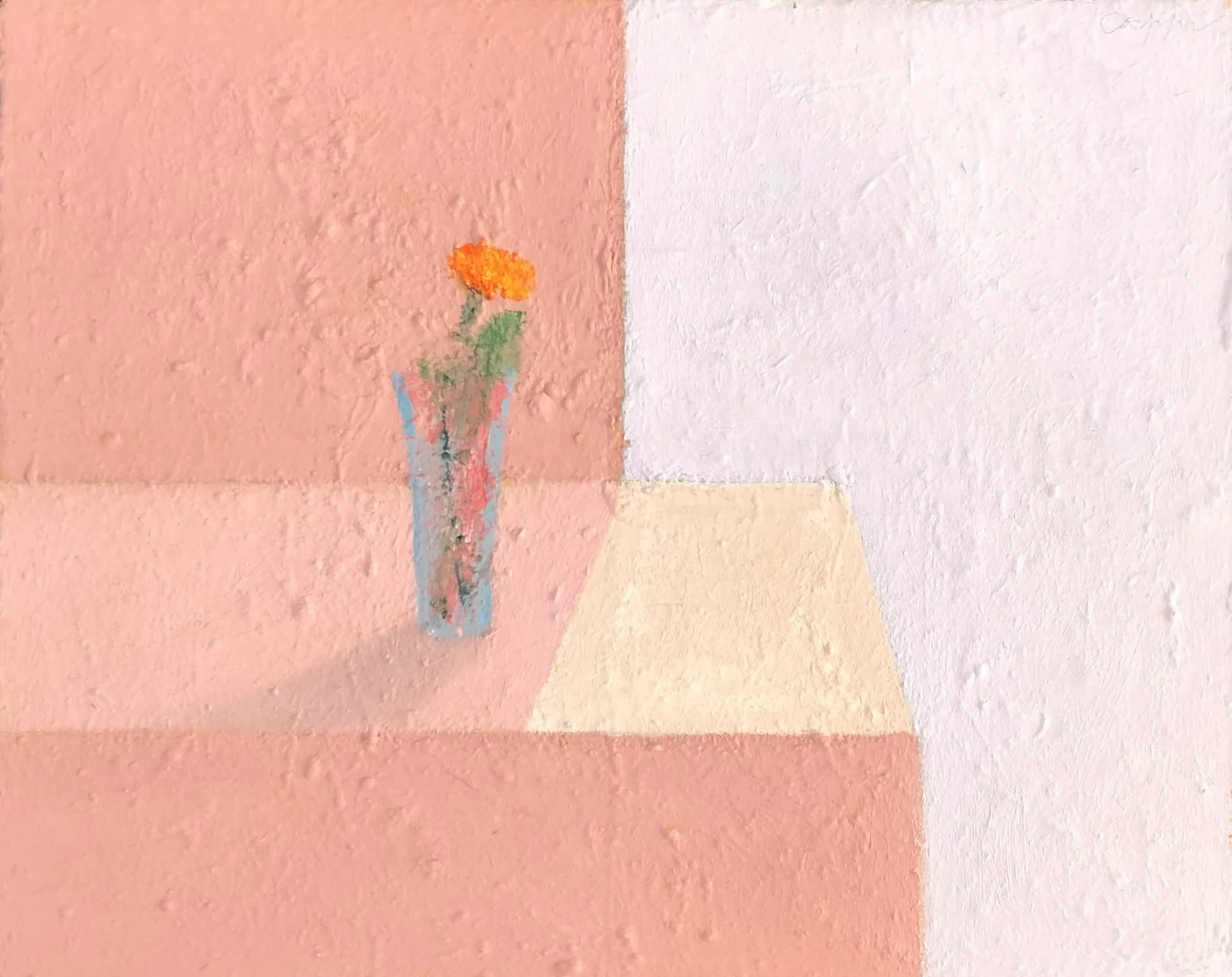 Window Table, Vase, Marigold, 2015