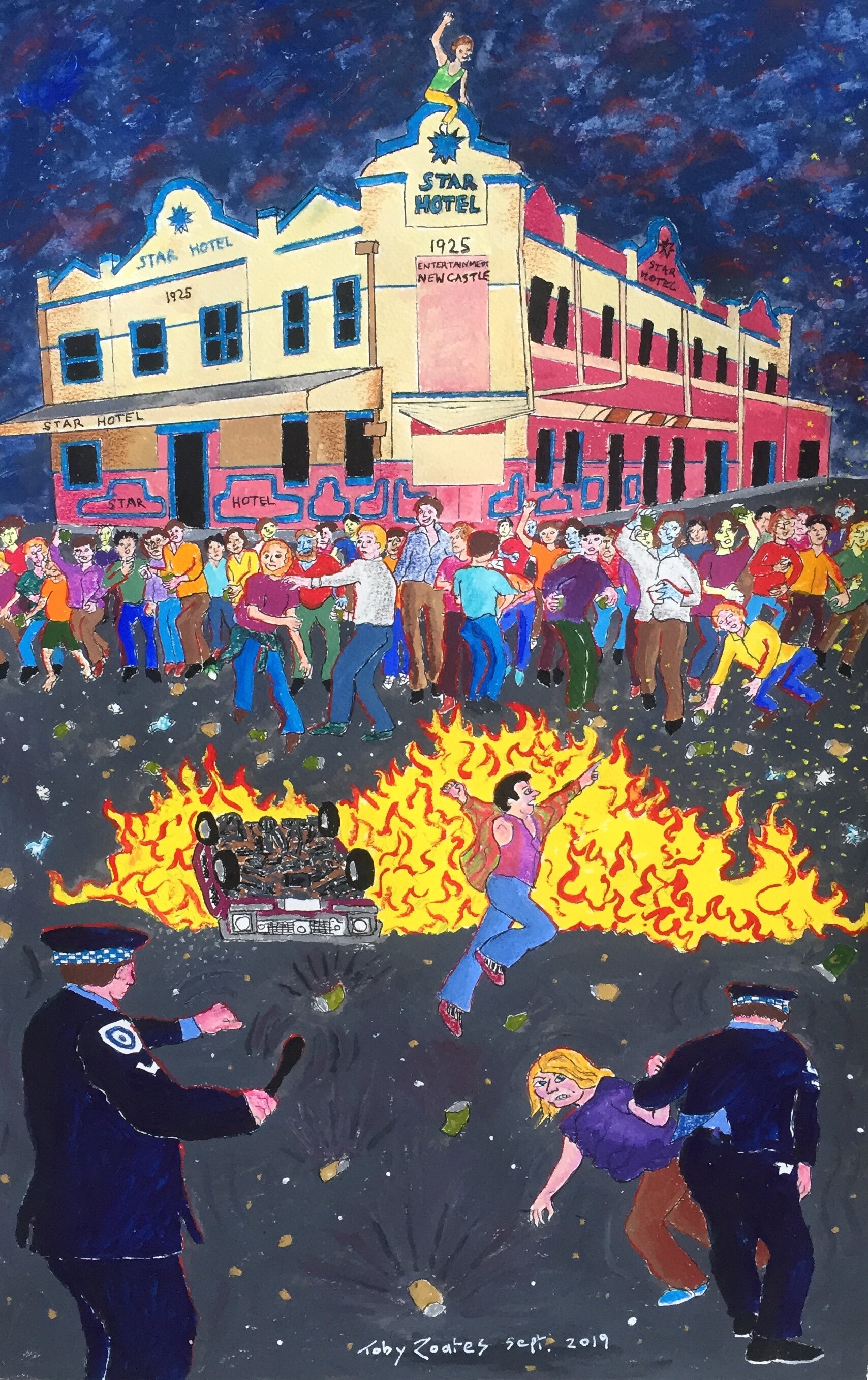 “Riot at the Star Hotel in Newcastle in 1979” 2019