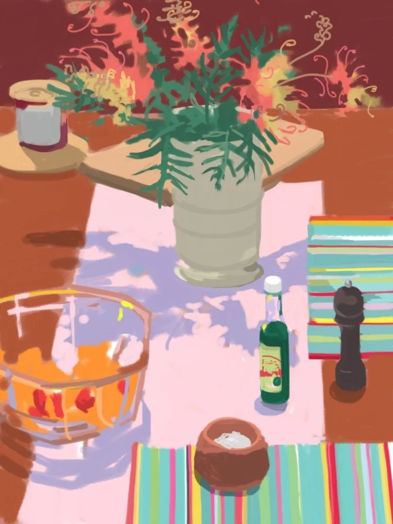  Aftermath, 2017 Ipad digital drawing, printed on archival cotton rag paper Ed of 10 42x49cm(image size),  55x42cm (framed size) Price:  $450.00 unframed, $550.00 framed    