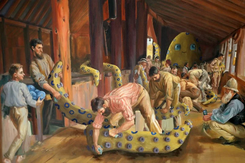  “Pampering Mum” 2023, limited edition of 10 digital prints on 310gsm archival cotton rag paper, 29.7 x 42cm image size&nbsp; price: $575.00 each framed  