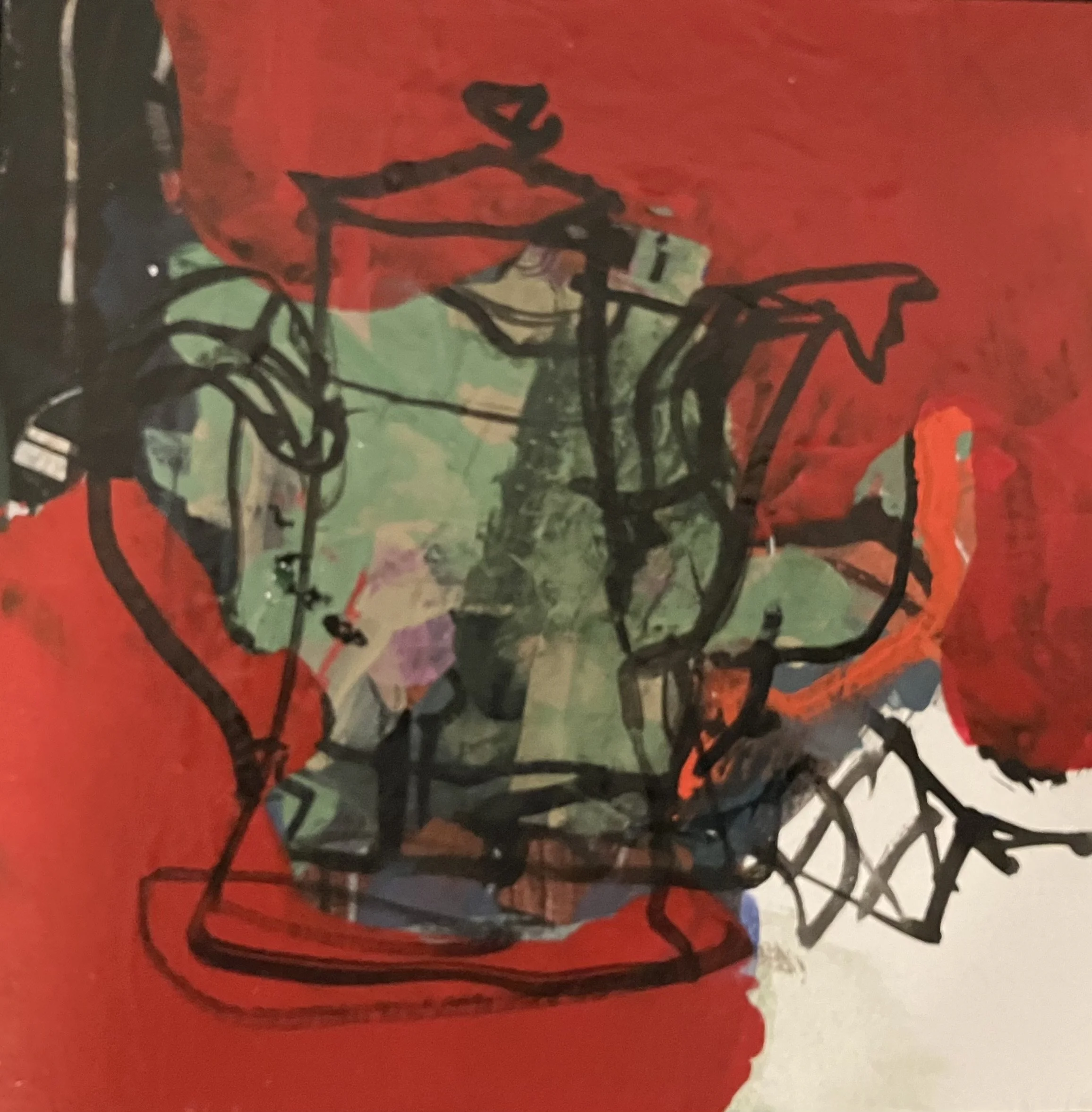  "Distilled Life 2", 2024, acrylic on art board, 15 x 15cm  price:&nbsp; $475.00 