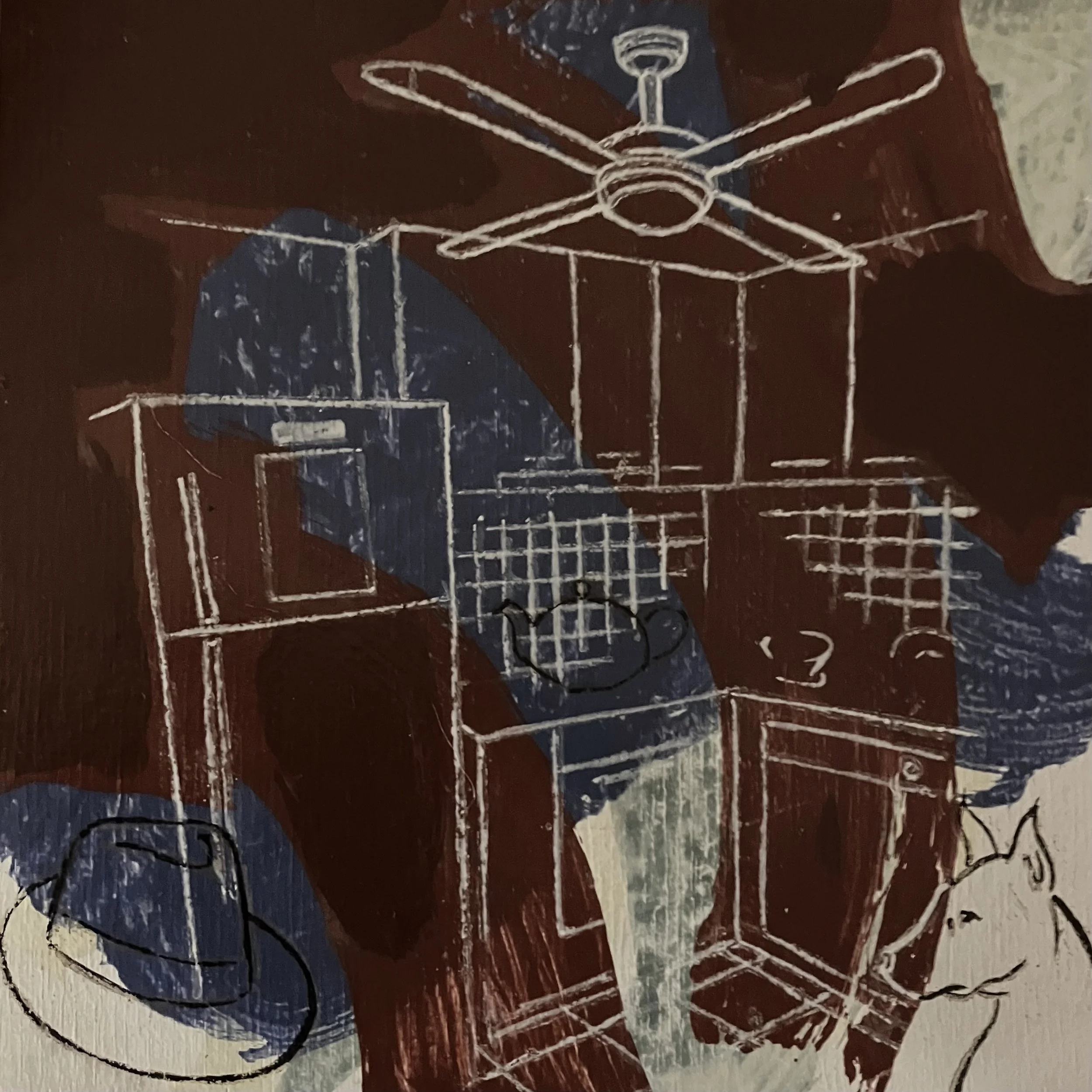  "Distilled Life 39", 2024, acrylic on art board, 15 x 15cm  SOLD price:&nbsp; $475.00 