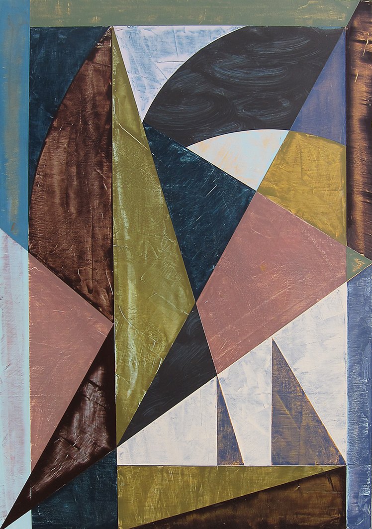 Garden Birds I, 2025, oil and enamel on board, 81 x 57cm price: $1,200.00