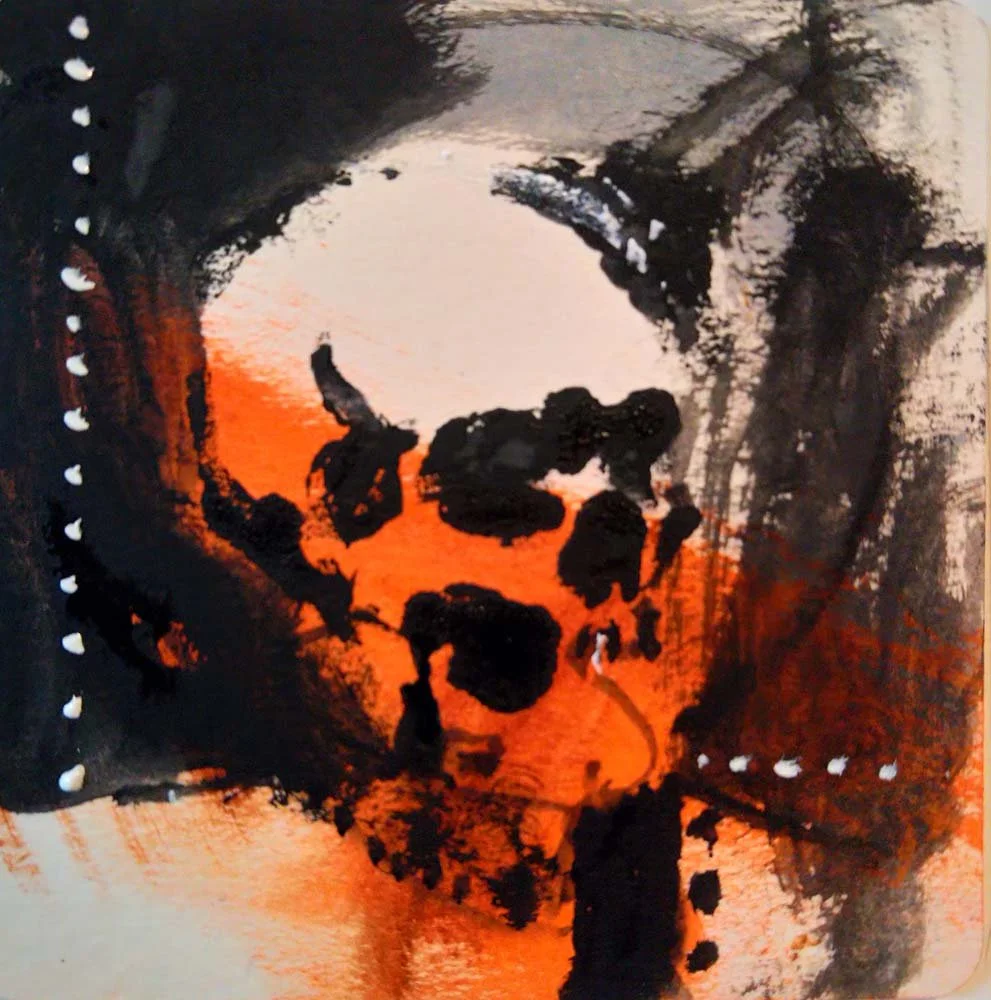 006 Daily – Discovery, 2025, acrylic and ink on composite board, 27 x 27cm price: $120.00 framed