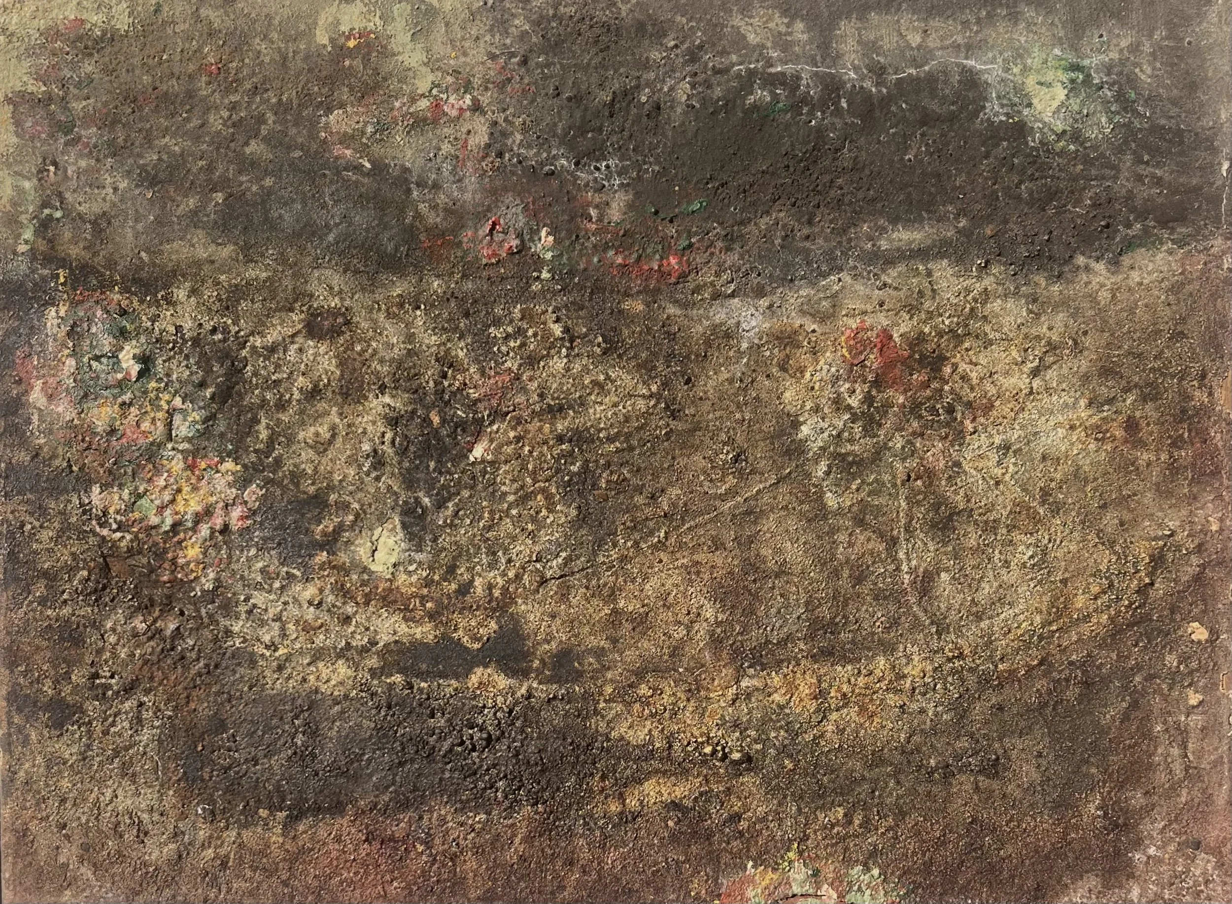 Untitled 9, circa 1958-65, mixed media on canvas, 30 x 40cm price: $450.00