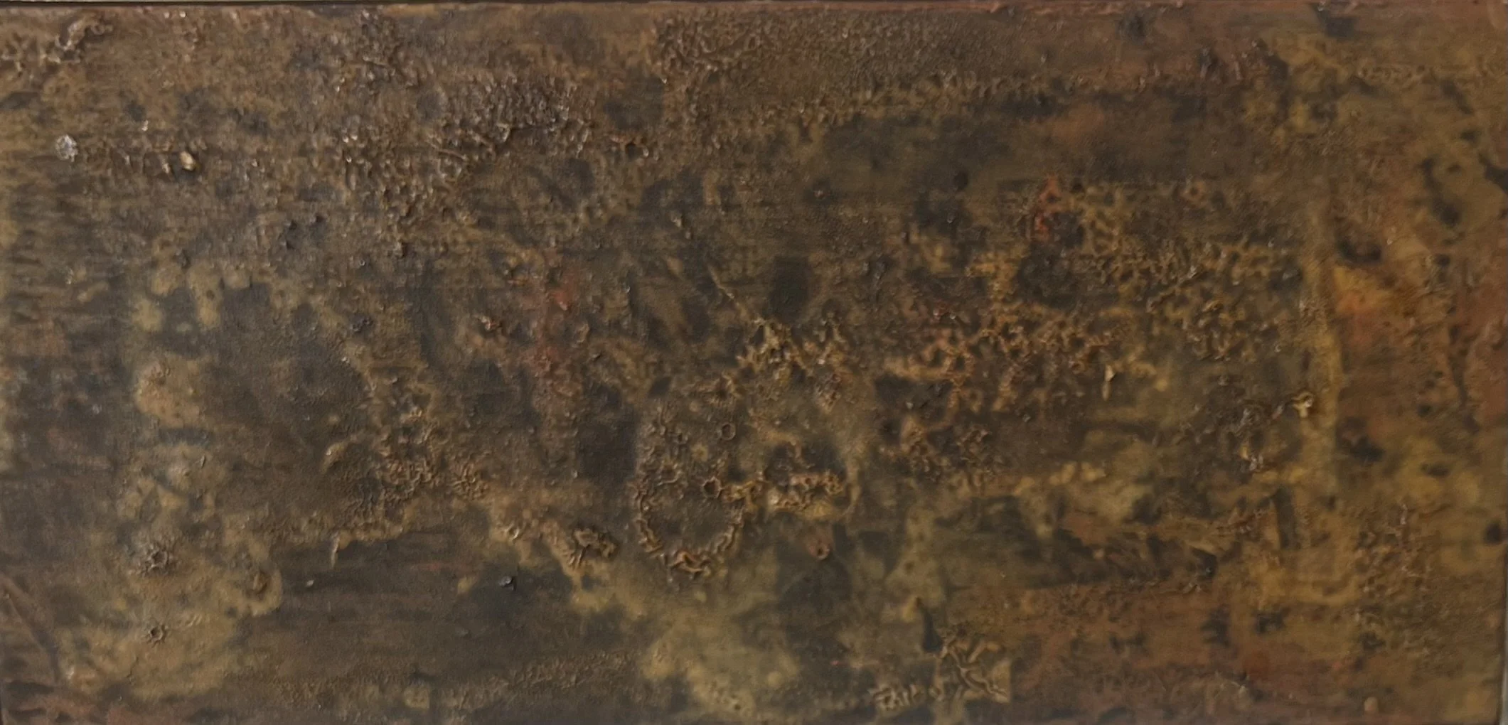 Untitled 16, circa 1958-65, mixed media on canvas, 11 x 22cm price: $350.00