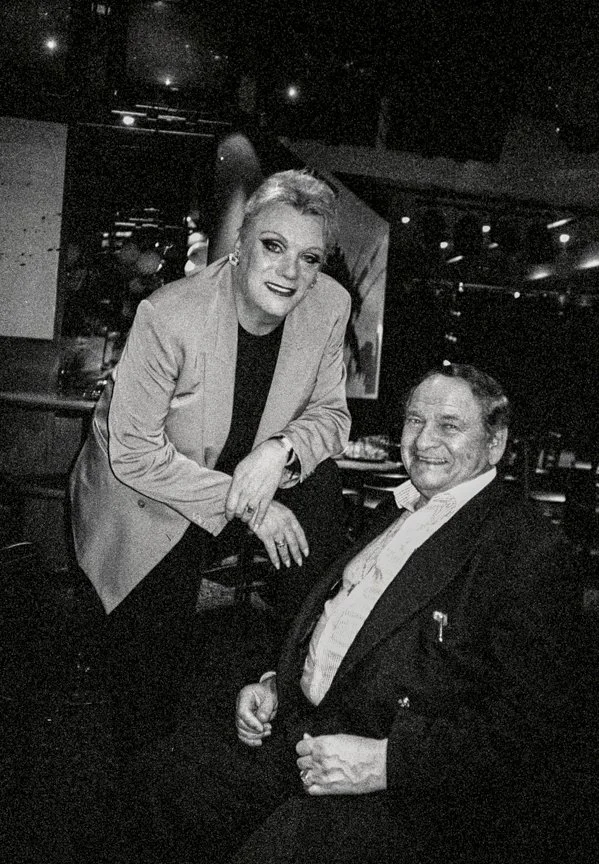 Abe Saffron (also known as Mr. Sin, King of Kings Cross) and Carlotta AM (original Les Girls performer )1998, Ilford Textured Cotton Rag, 310gms, 29.7 x 42cm image size, ed. of 5 price: $450.00 u/f, $550.00 framed