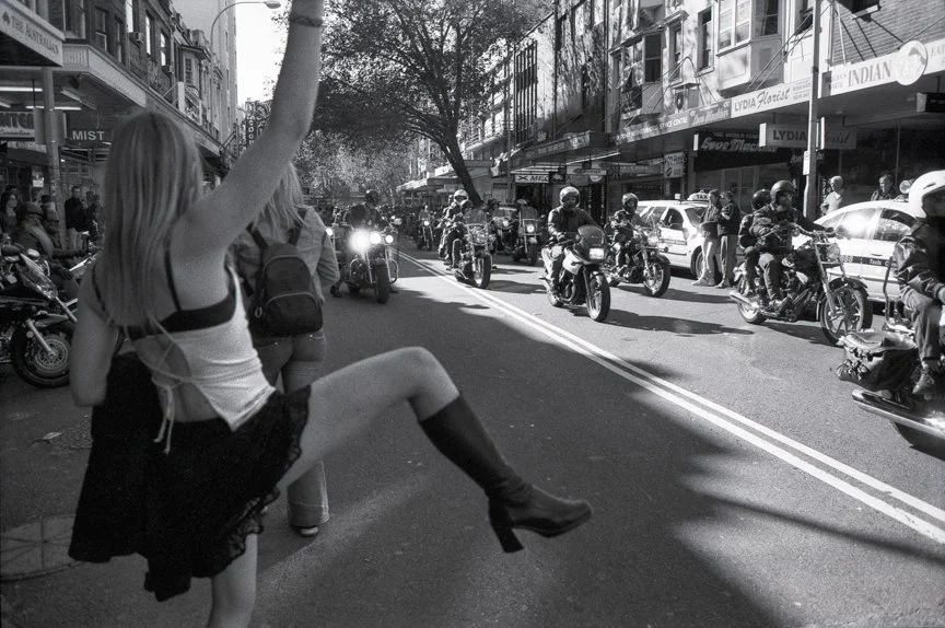 “High St”, Darlinghurst Rd, 2002, Ilford Textured Cotton Rag, 310gms, 29.7 x 42cm image size, ed. of 5 price: $450.00 u/f, $550.00 framed