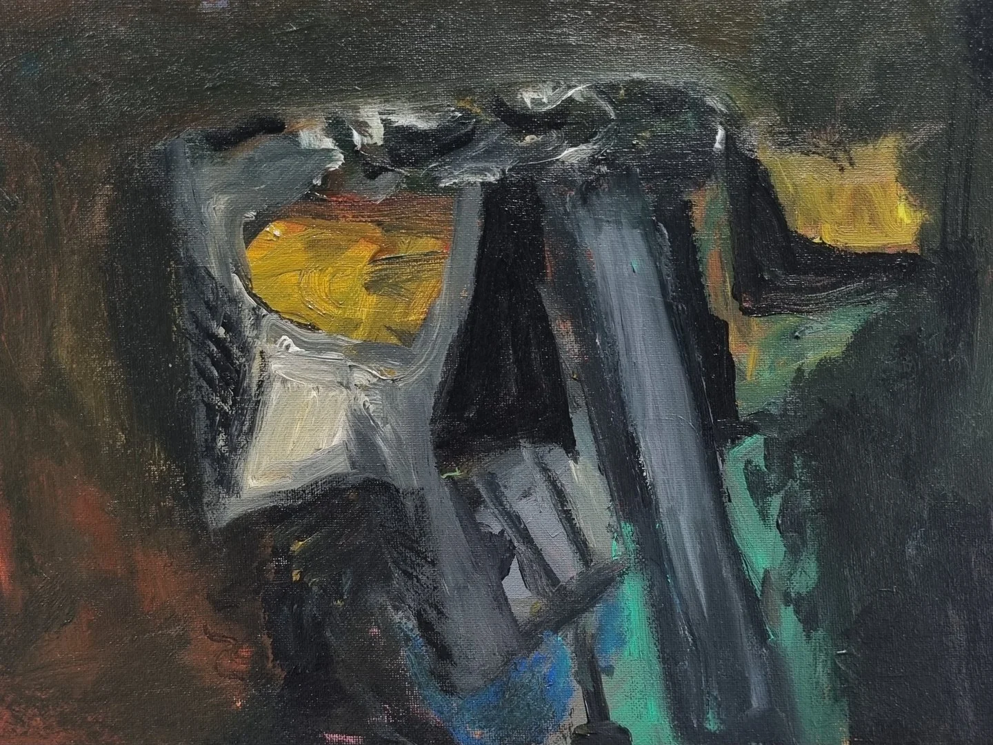  Untitled No. 10, (Abstrakt Joe Series), 2023-25, acrylic on canvas, 30 x 50cm ( approx.)  price:&nbsp; LUCKY DIP 