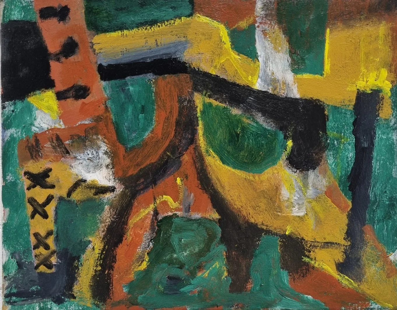  Untitled No. 6, (Abstrakt Joe Series), 2023-25, acrylic on canvas, 30 x 50cm ( approx.)  price:&nbsp; LUCKY DIP 