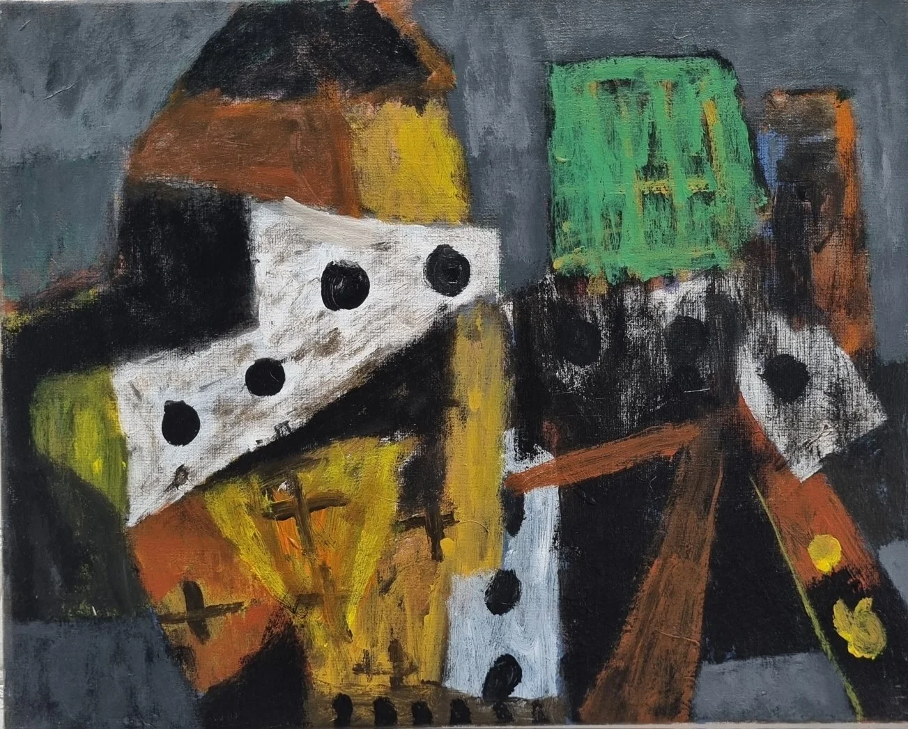  Untitled No. 12, (Abstrakt Joe Series), 2023-25, acrylic on canvas, 30 x 50cm ( approx.)  price:&nbsp; LUCKY DIP 