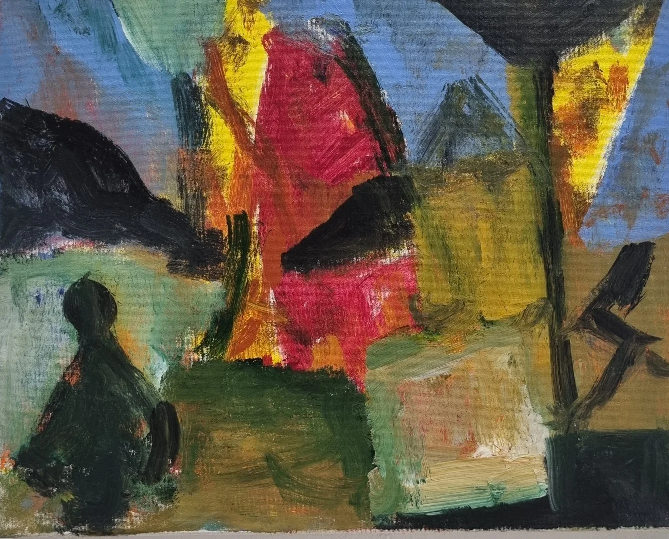  Untitled No. 13, (Abstrakt Joe Series), 2023-25, acrylic on canvas, 30 x 50cm ( approx.)  price:&nbsp; LUCKY DIP 