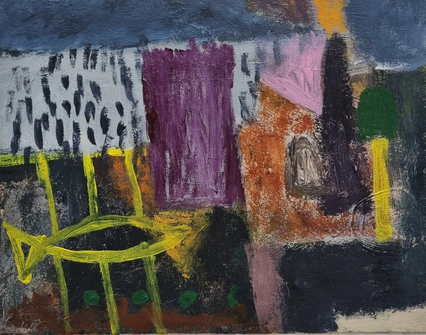  Untitled No. 16, (Abstrakt Joe Series), 2023-25, acrylic on canvas, 30 x 50cm ( approx.)  price:&nbsp; LUCKY DIP 