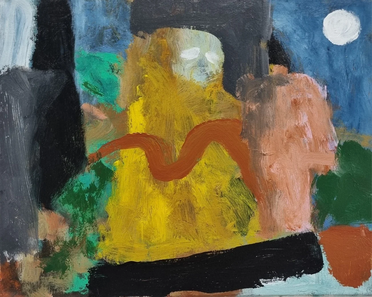  Untitled No. 17, (Abstrakt Joe Series), 2023-25, acrylic on canvas, 30 x 50cm ( approx.)  price:&nbsp; LUCKY DIP 