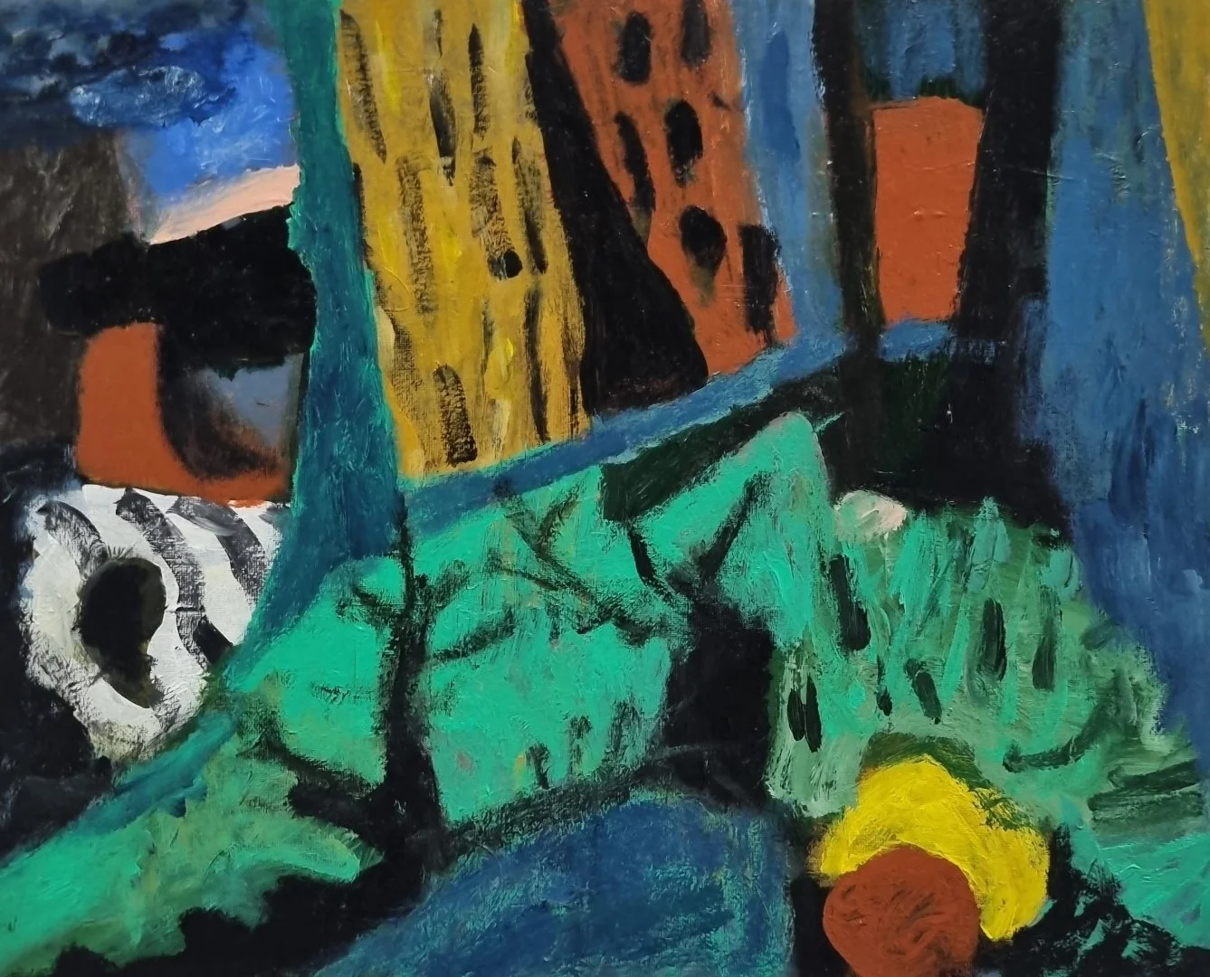  Untitled No. 2, (Abstrakt Joe Series), 2023-25, acrylic on canvas, 30 x 50cm ( approx.)  price:&nbsp; LUCKY DIP 