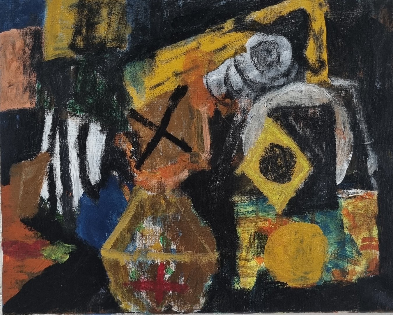  Untitled No. 20, (Abstrakt Joe Series), 2023-25, acrylic on canvas, 30 x 50cm ( approx.)  price:&nbsp; LUCKY DIP 