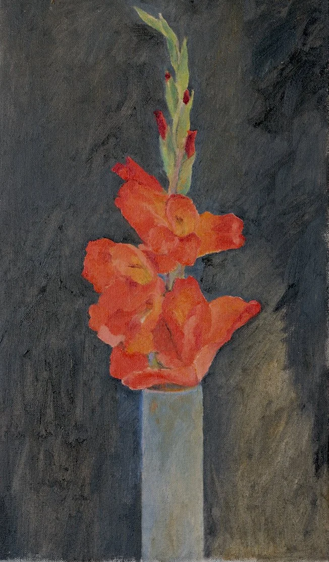  Nothing but Flowers, 2025, oil on linen, 57 x 33.5cm  price:   