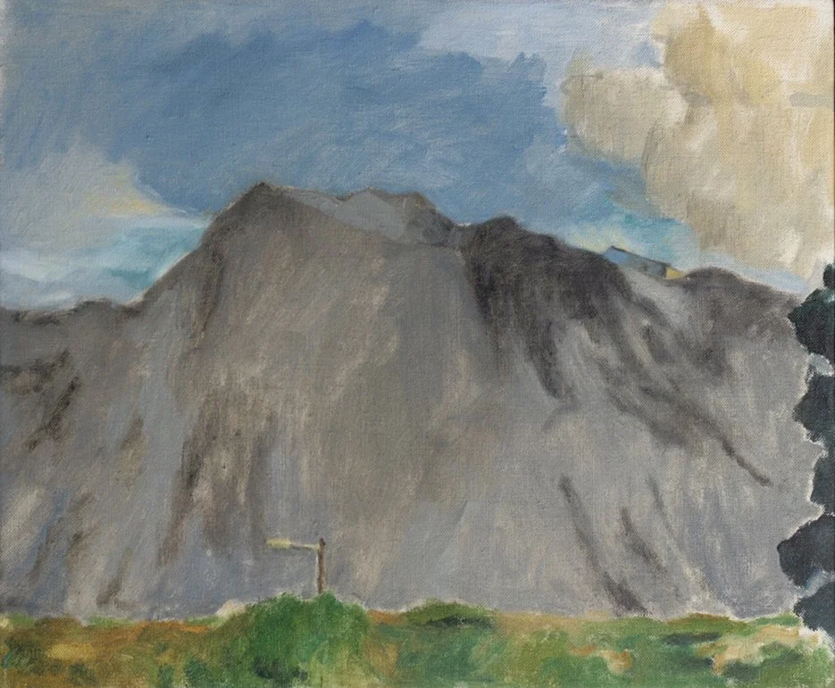  Coal Mountain II, 2025, oil on linen, 23 x 30cm  price:   