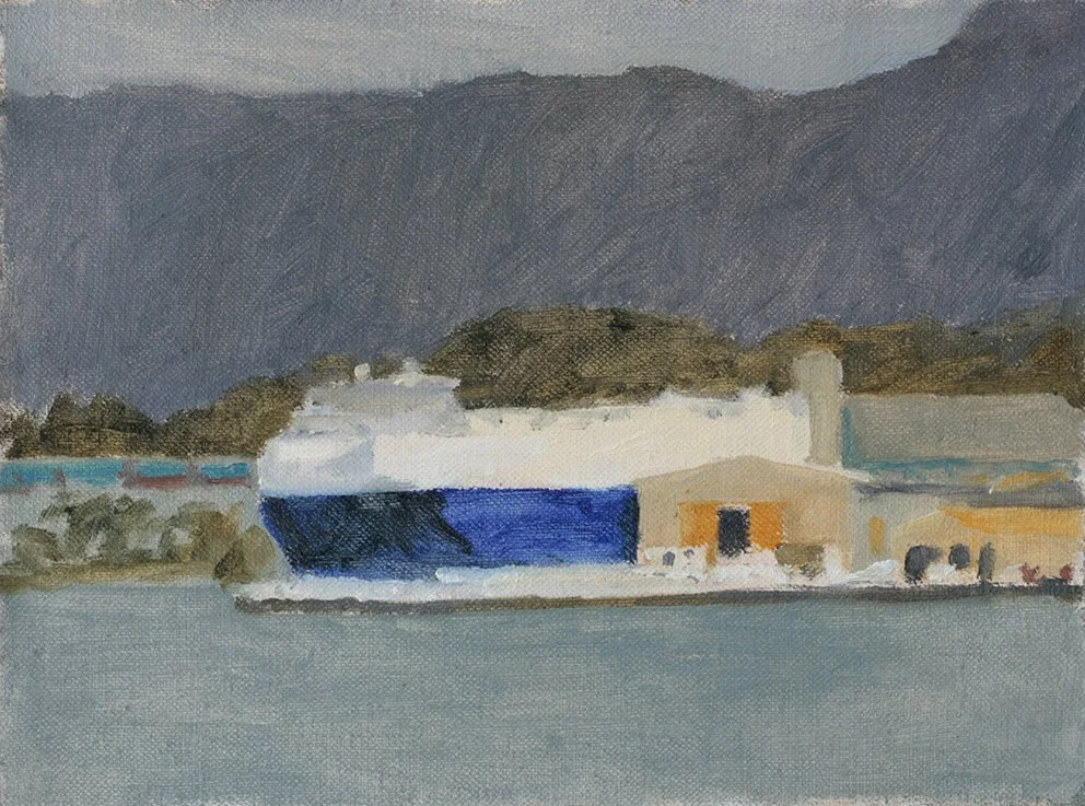  Wisdom Line, 2025, oil on linen, 23 x 30cm  price:   