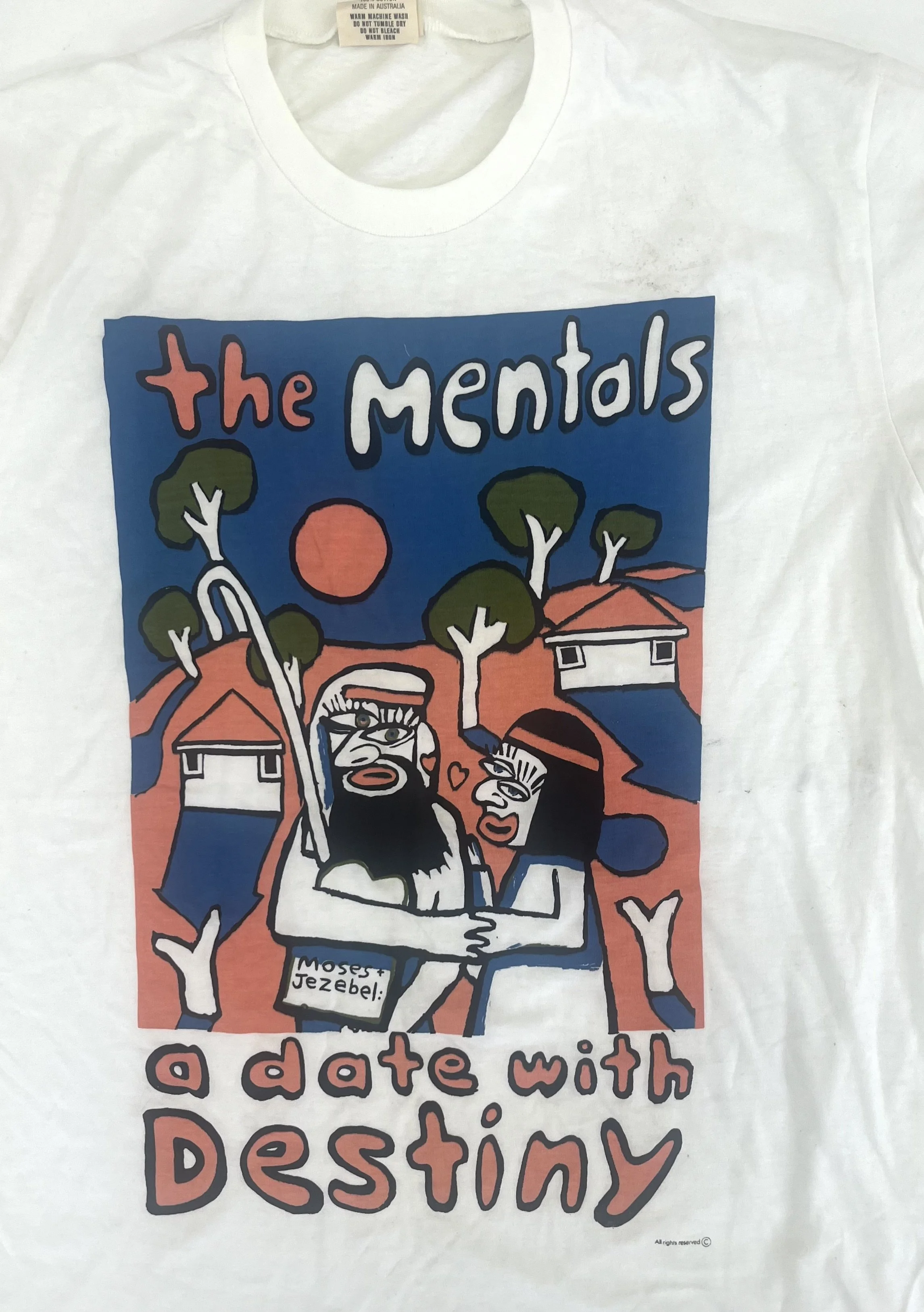  A date with Destiny by Chris O’Doherty, on cotton t shirt.  Never been worn, great condition screen print  price:&nbsp; $200.00 