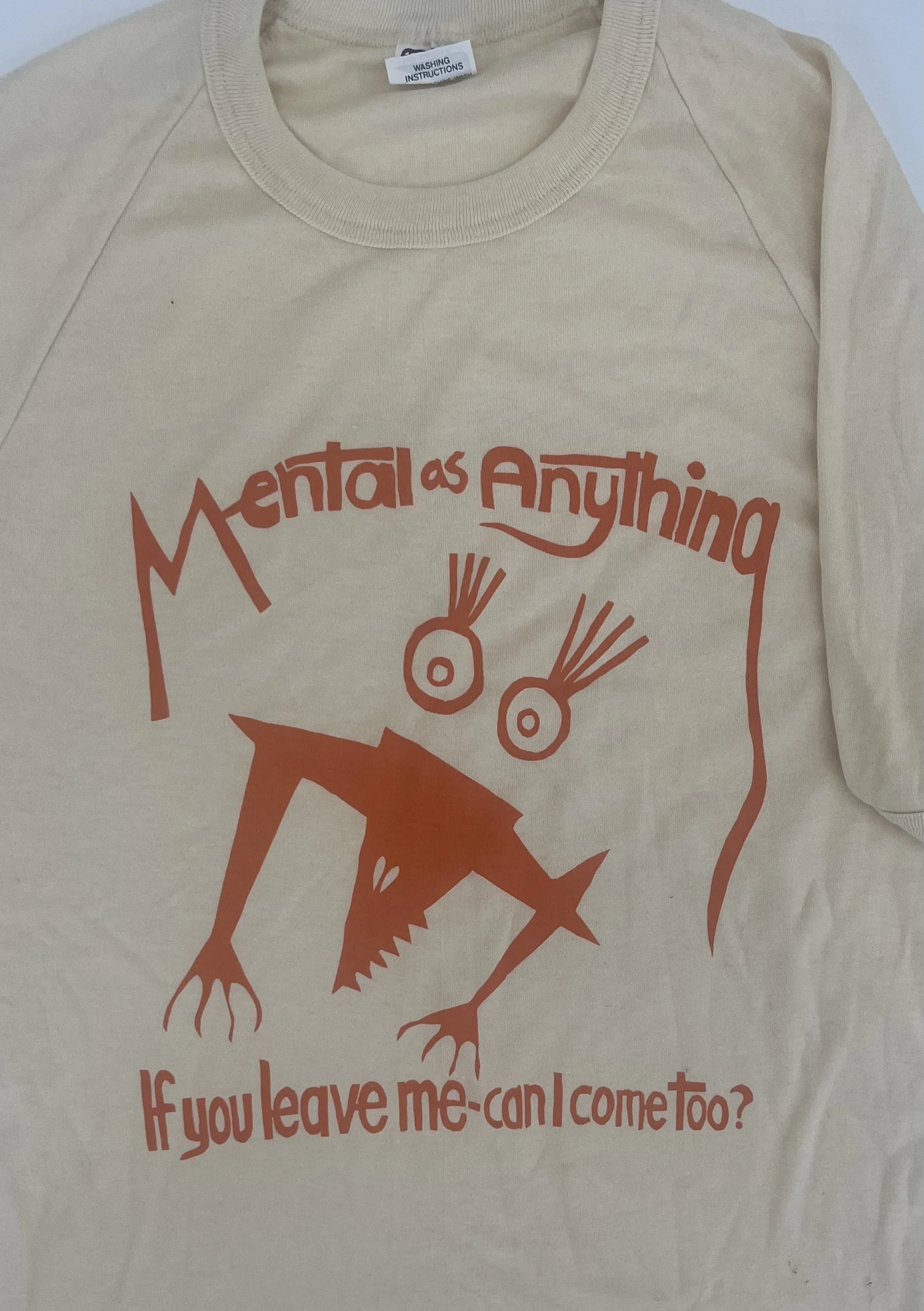  If you leave me by Chris O’Doherty, on cotton t shirt.  Never been worn, great condition screen print ( small)  Price:&nbsp; $150.00 