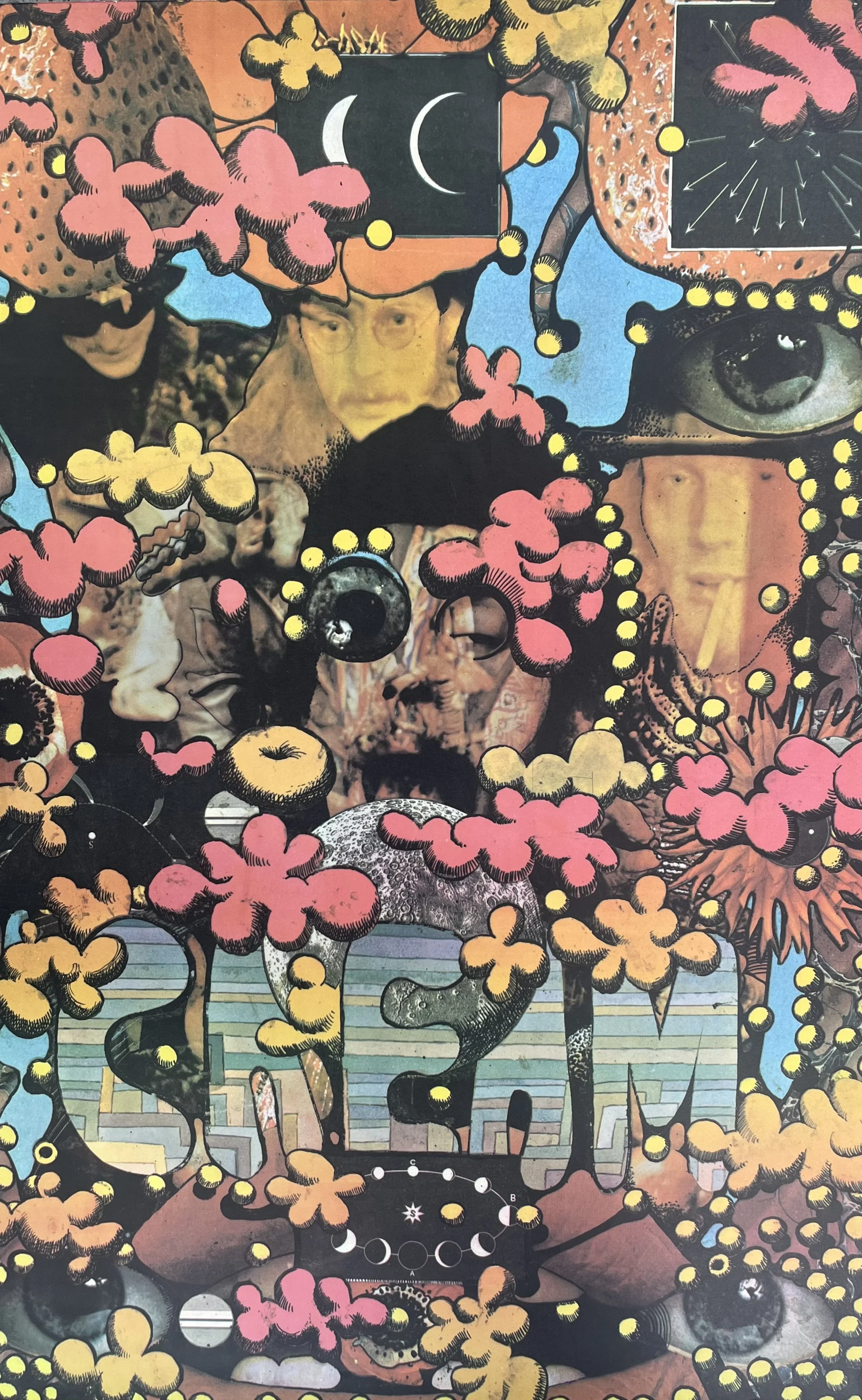  Cream, USA tour poster 1968, offset lithograph poster, 78 × 51cm  price:  $2,200.00 unframed 