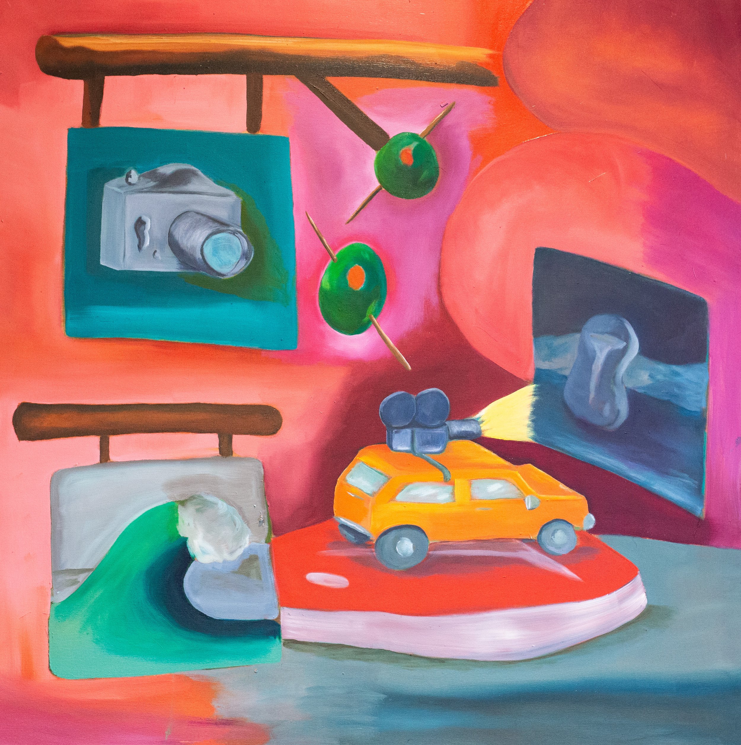  Fandango 2026, oil on canvas, 90 x 90 cm&nbsp;   price:&nbsp; $975.00 