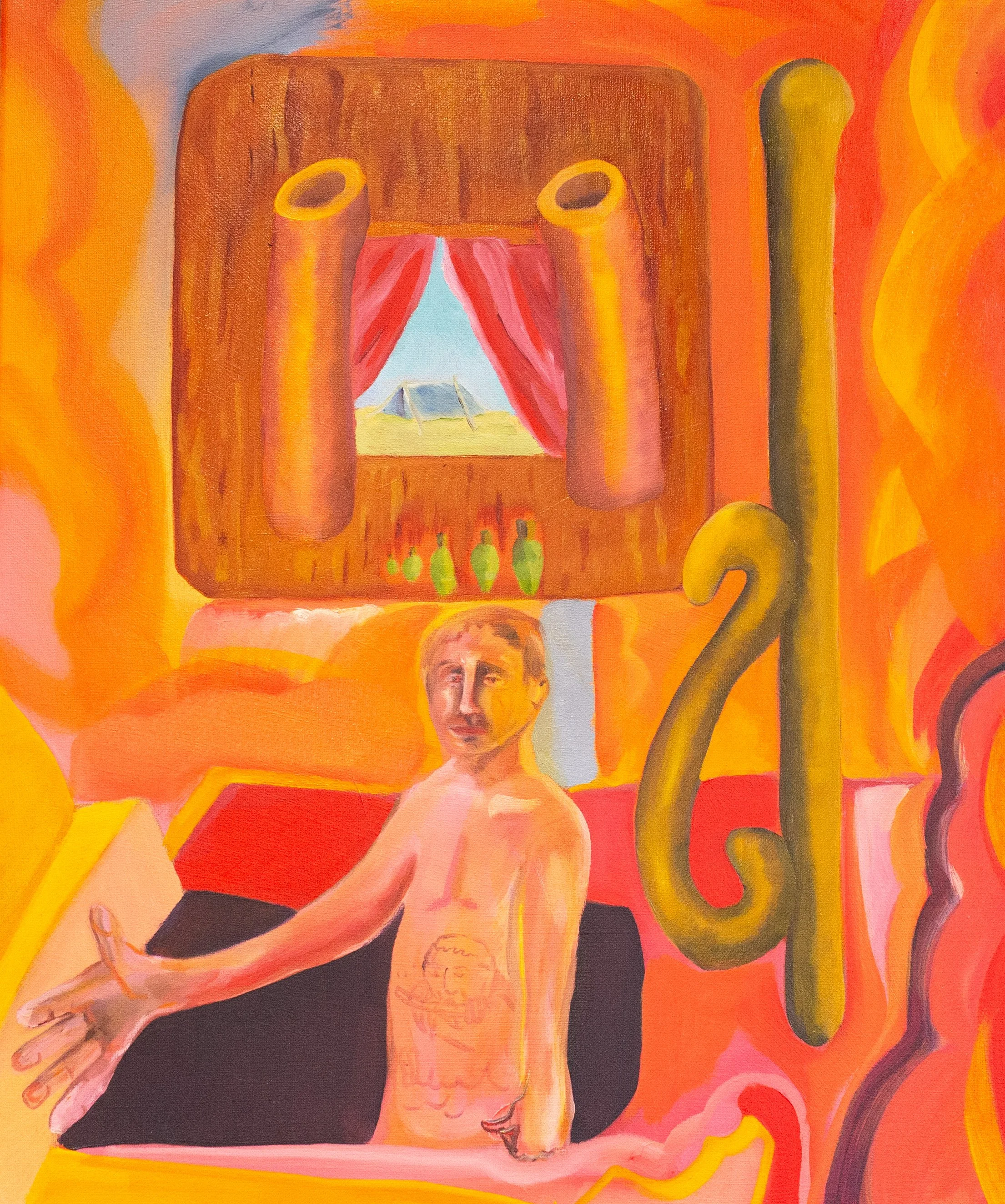  The Trap Door of Destiny, oil on canvas, 60 x 50 cm&nbsp;   price: $775.00 