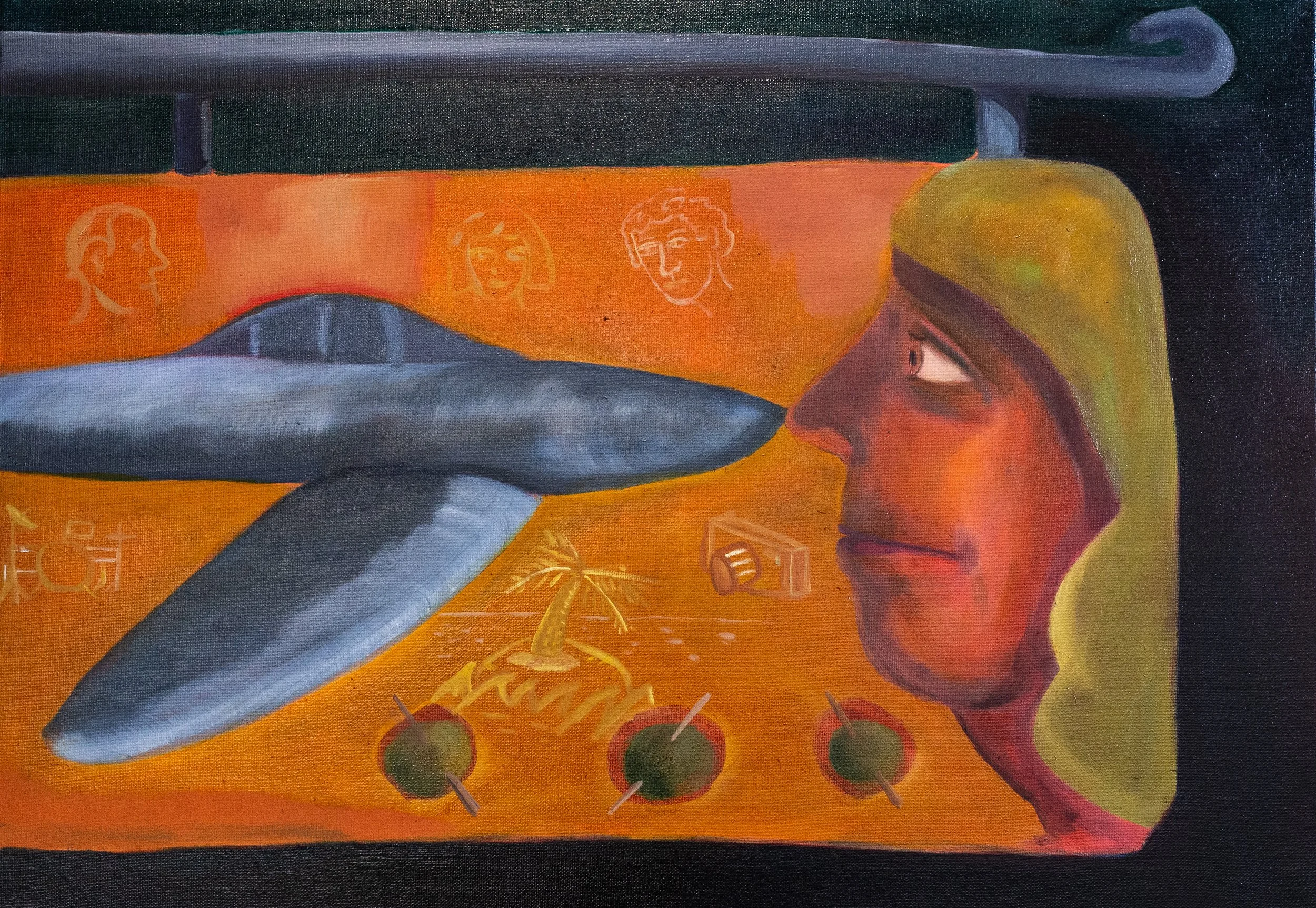  Encounter, 2026, oil on canvas, 50 x 70 cm&nbsp;   price:&nbsp; $550.00 
