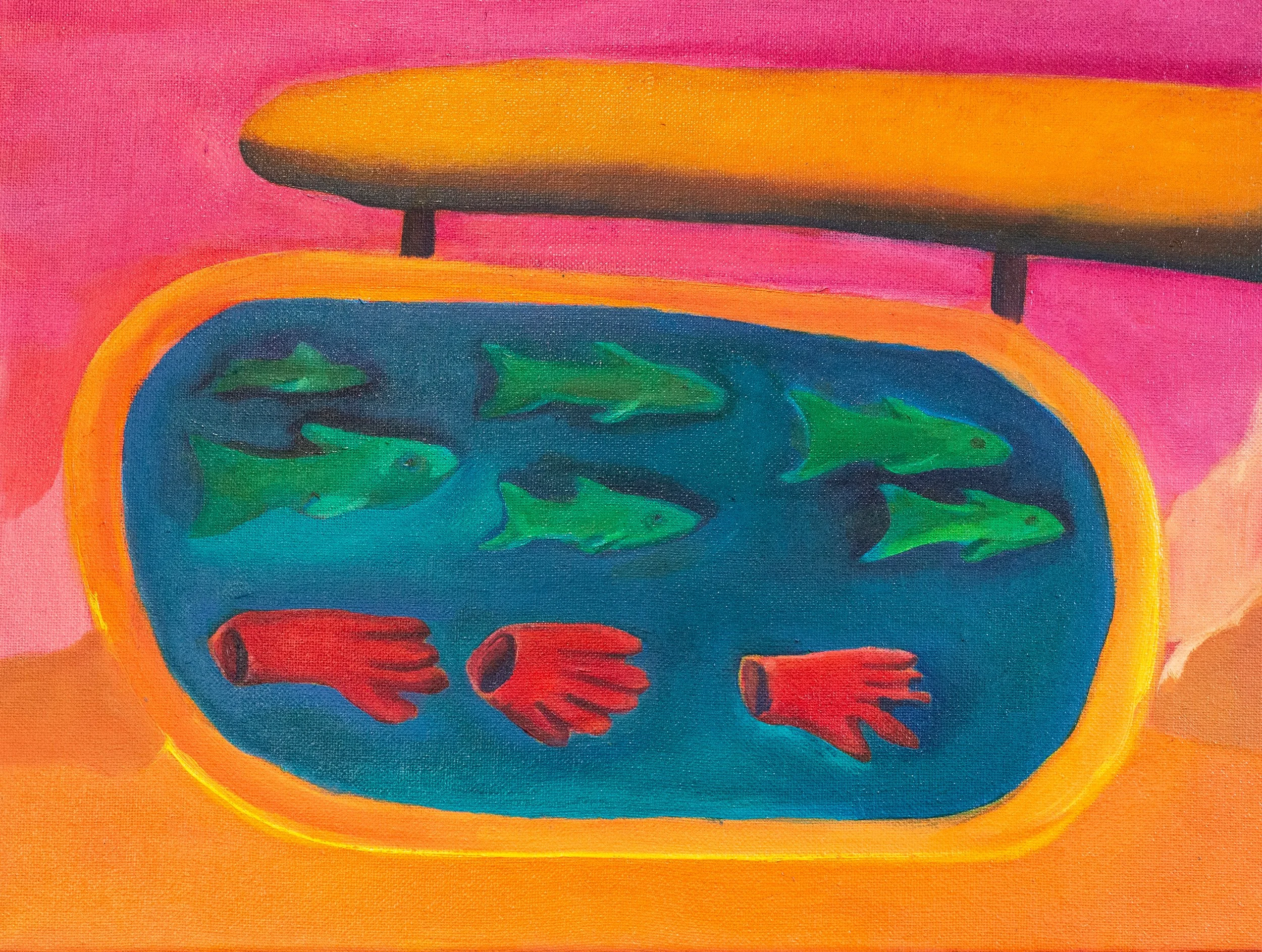  Tri-Gauntlet, 2026, oil on canvas, 30 x 40 cm   price:&nbsp; $550.00 