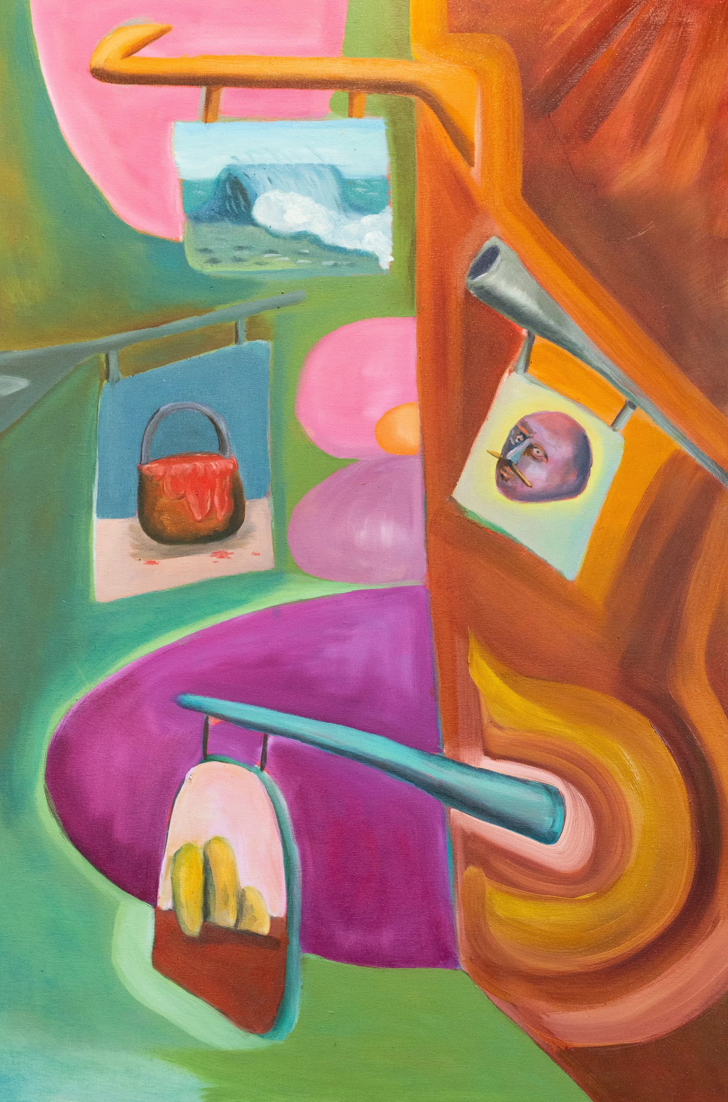  The Bucket of Blood, 2026, oil on canvas, 90 x 60 cm&nbsp;   price:&nbsp; $875.00 