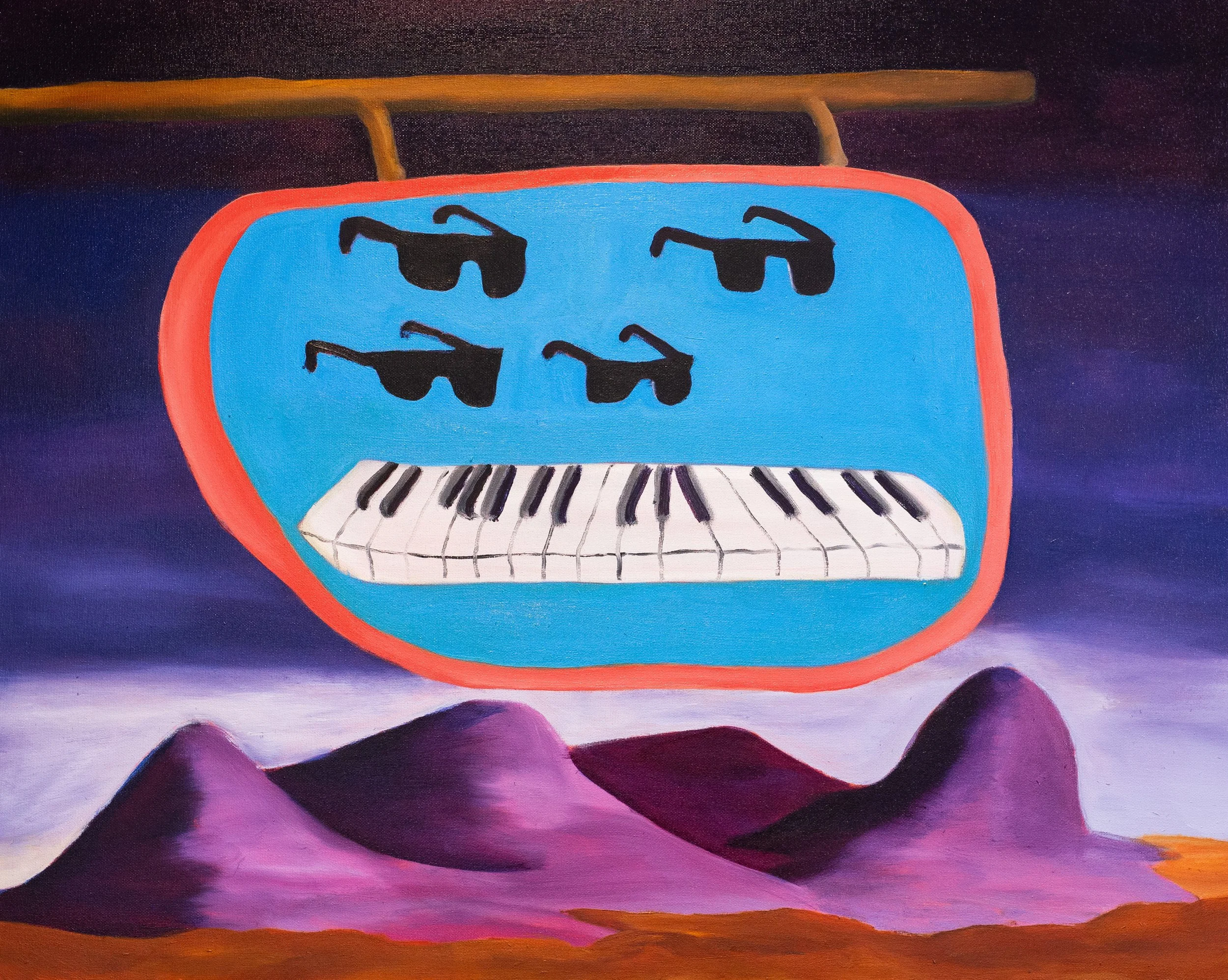  The Freddy’s, 2026, oil on Canvas, 60 x 75 cm&nbsp;   price:&nbsp; $850.00 
