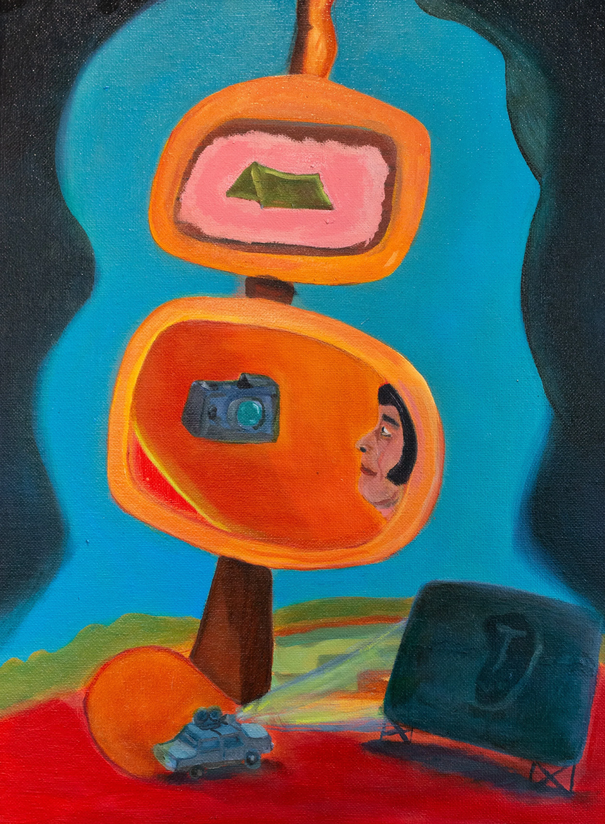  Shrine (The) (That’s alright, Mamma, That’s alright with me), 2026, oil on canvas, 40 x 30 cm   price:&nbsp; $550.00 