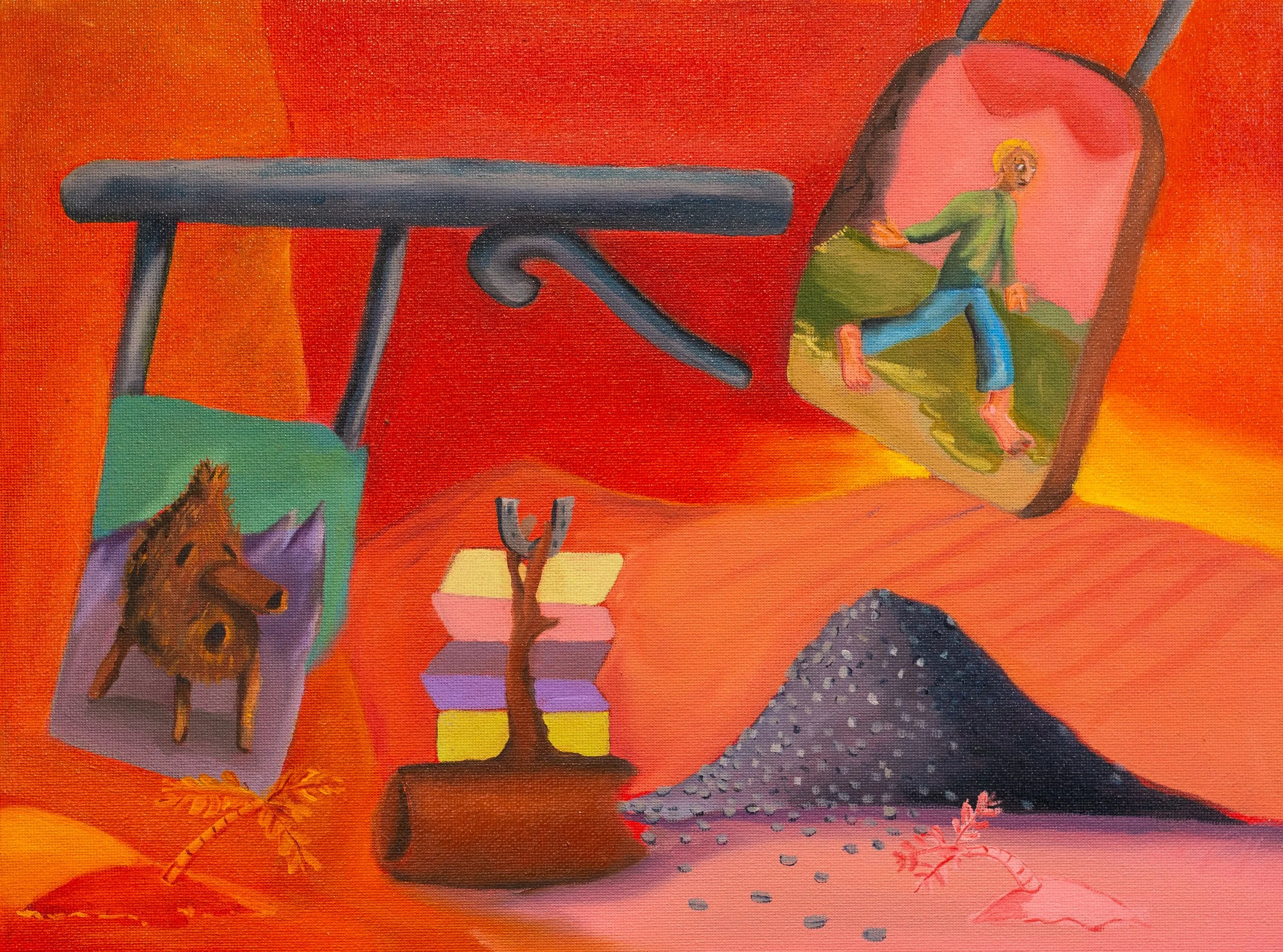  A Situation, 2026, oil on canvas, 30 x 40 cm   price:&nbsp; $550.00  &nbsp; 
