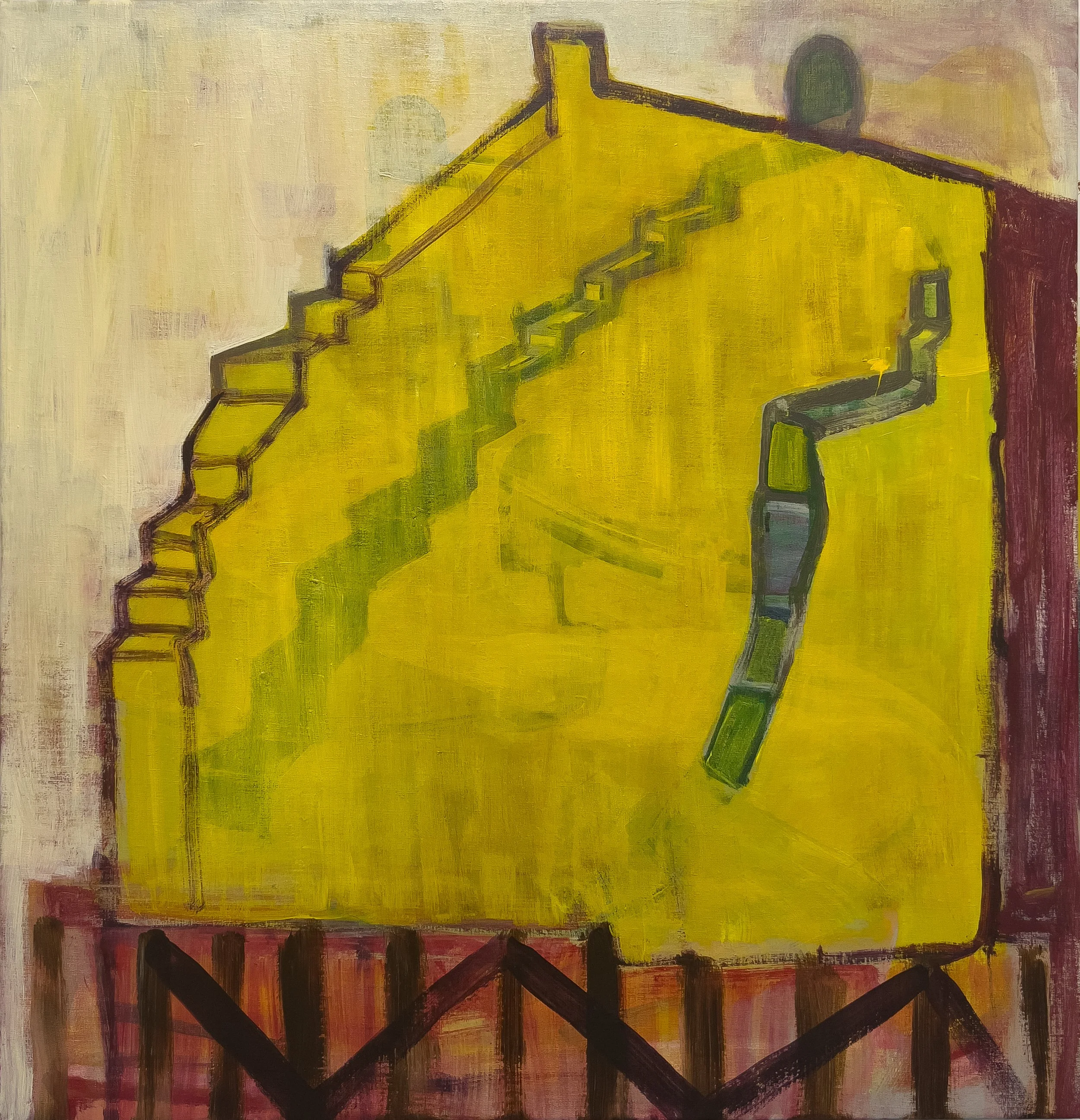  Double brick 1, 2026, acrylic on canvas, 91 x 96cm&nbsp;   price:&nbsp; $1,750.00 