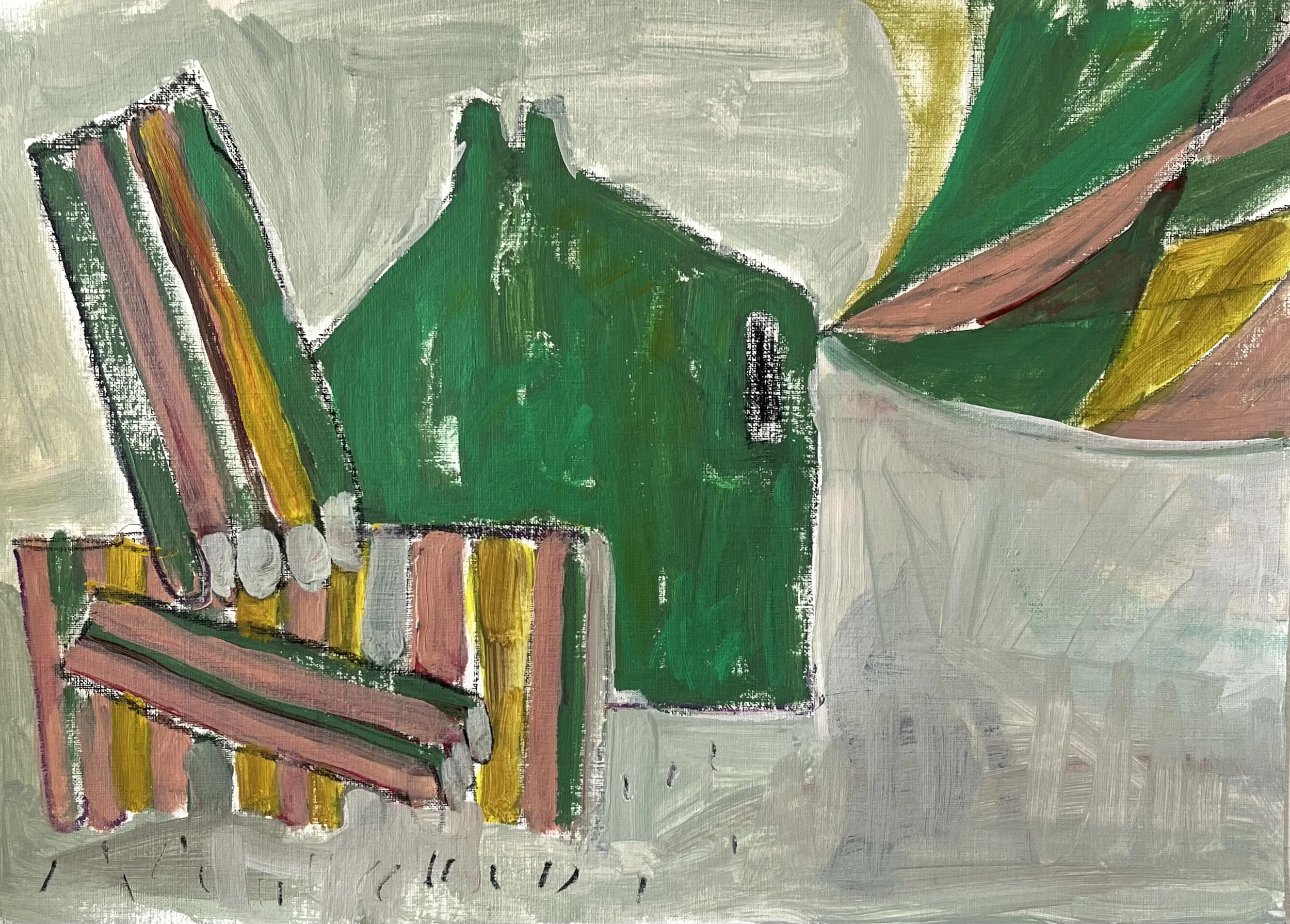  DB 1, 2026, acrylic on canvas paper, 29.5 x 42cm paper size&nbsp; price:&nbsp; $575.00 framed 