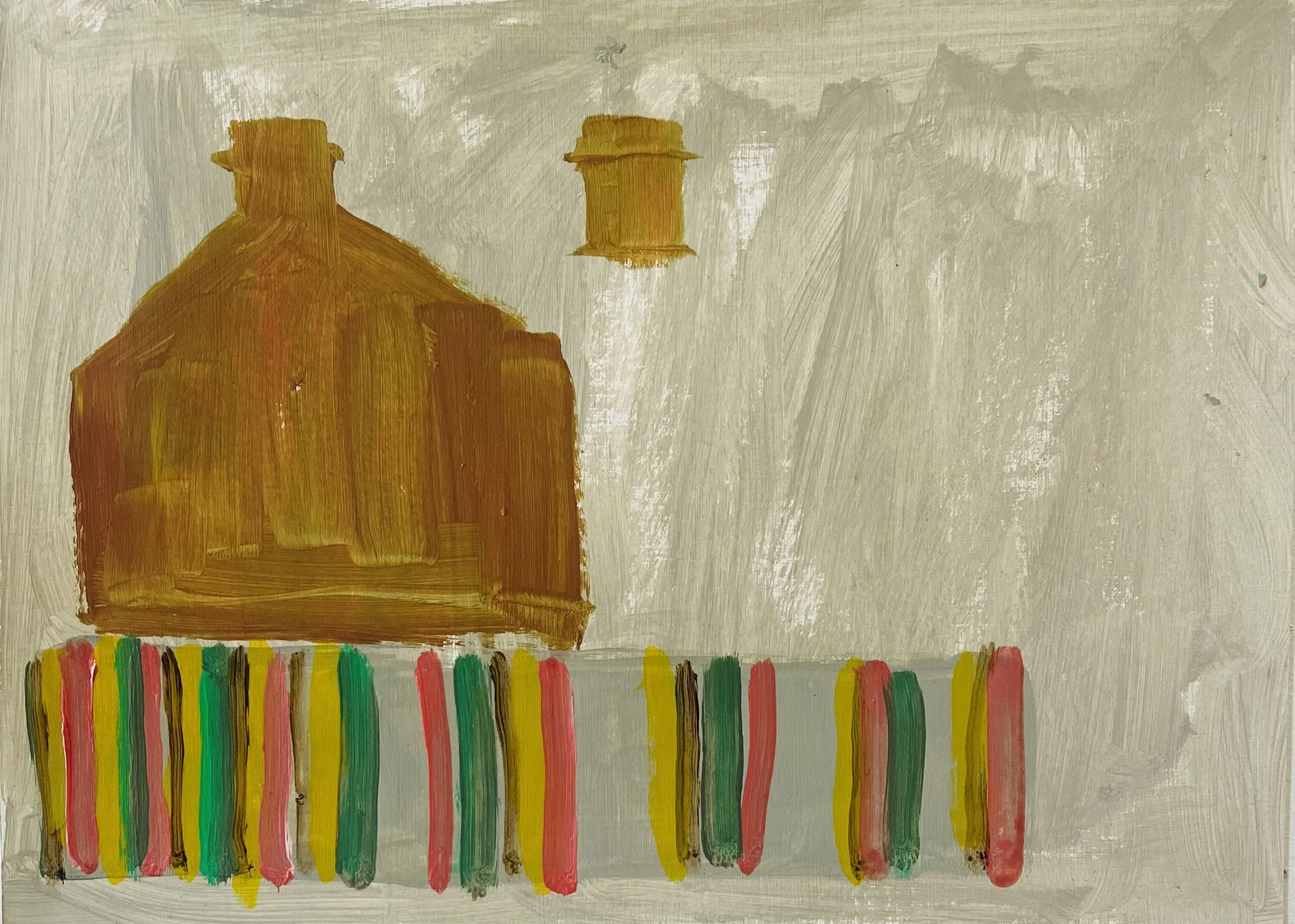 DB 2, 2026, acrylic on canvas paper, 29.5 x 42cm paper size&nbsp;   price:&nbsp; $575.00 framed 