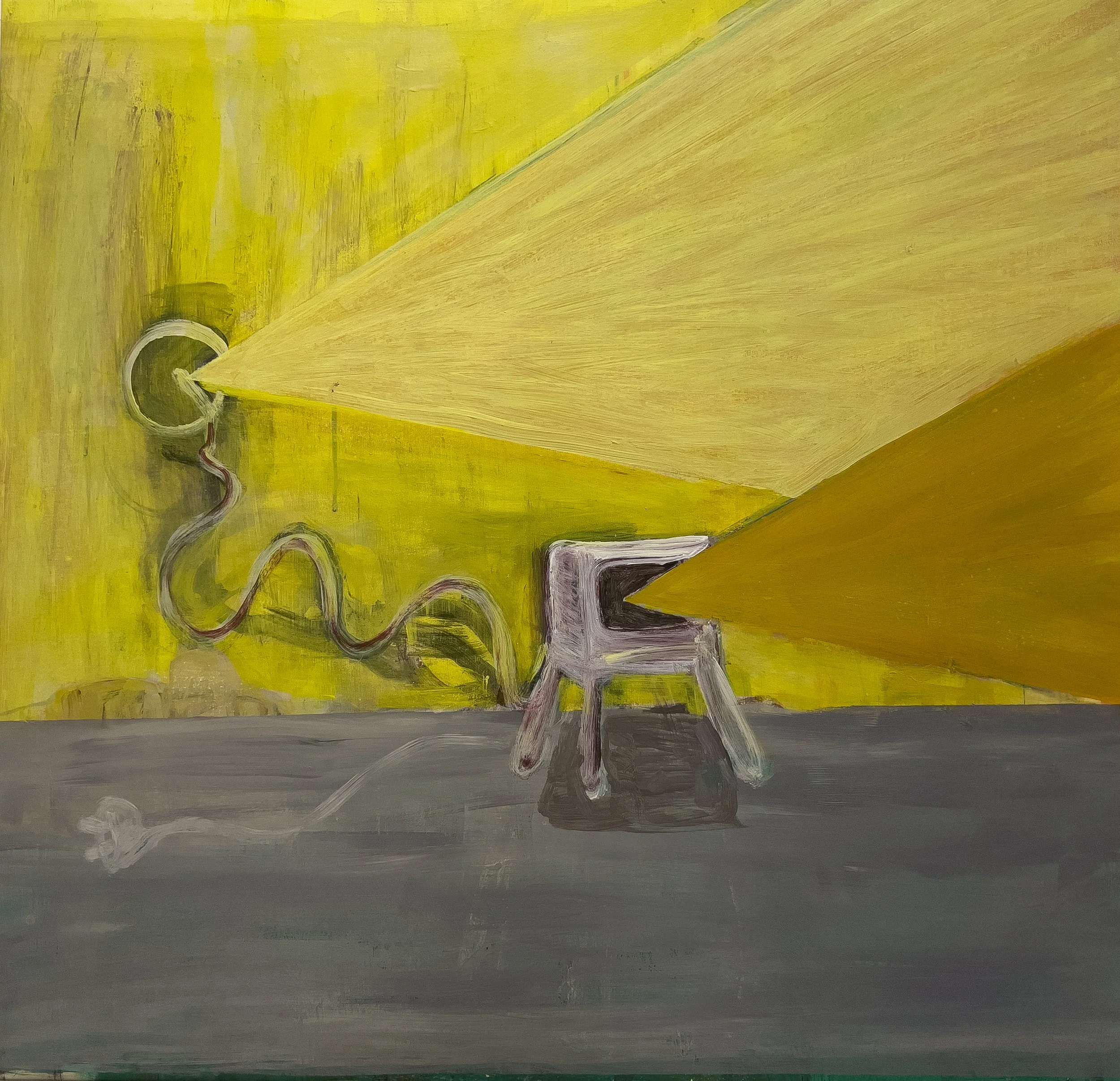  TV Dish, 2026, acrylic on canvas, 91 x 96cm&nbsp;   price:&nbsp; $1,750.00 