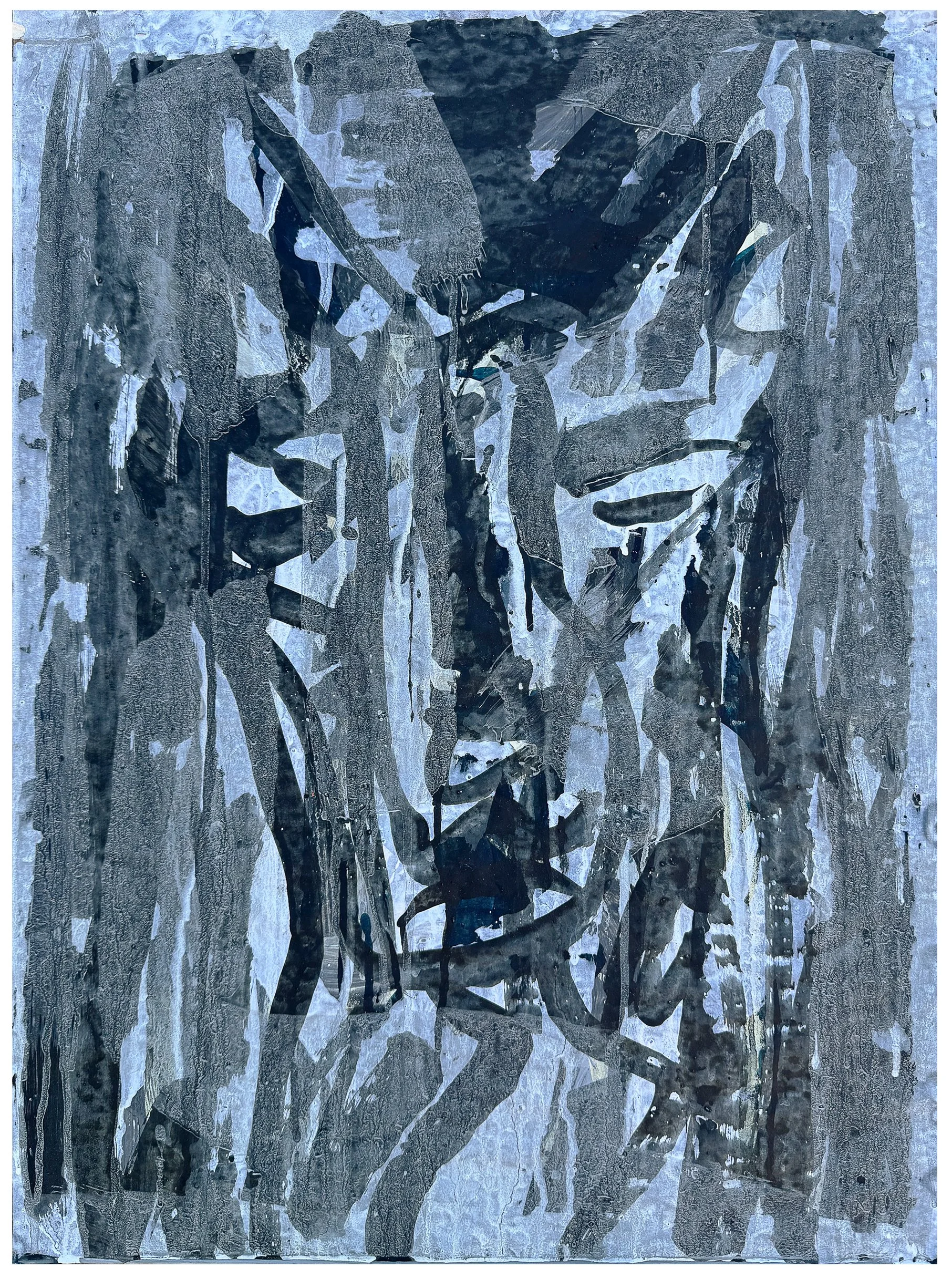  Chief, 2026, pigment and binder on paper, 70cm x 53cm framed  price $775.00 