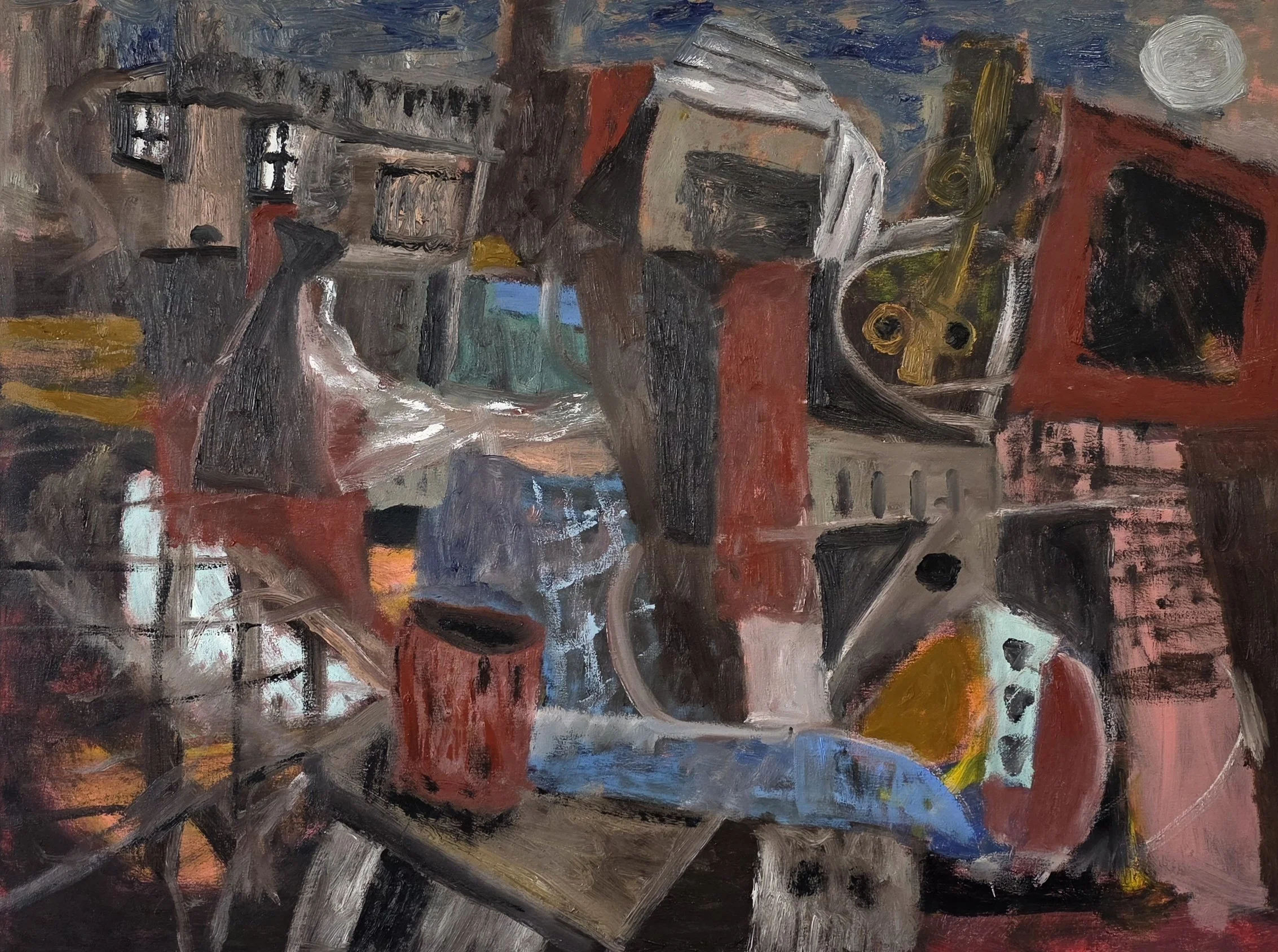  Ship Ahoy, 2026, acrylic on canvas, 76 x 102cm   price: $2,200.00 