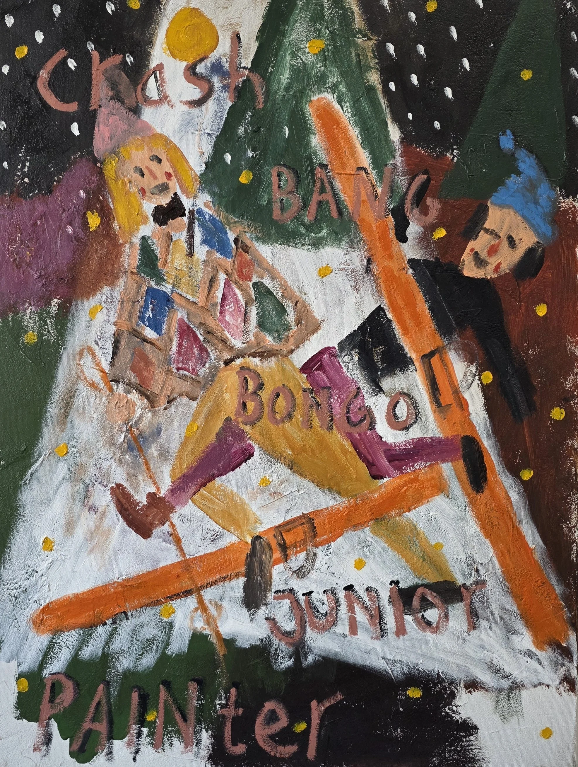  Postcards from Europe no. I, 2023, acrylic on canvas, 80 x 60cm&nbsp;  price:&nbsp; $1,200.00  &nbsp; 