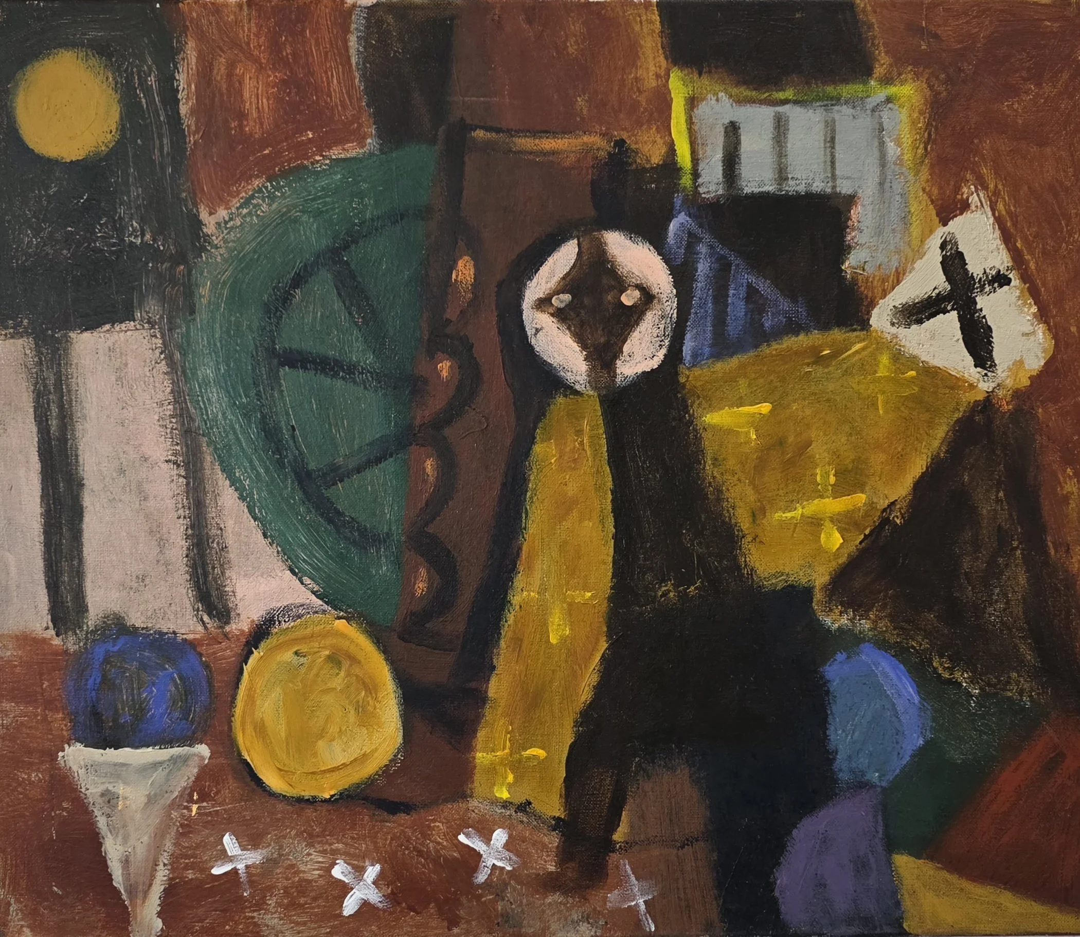  Night Studio, 2023, acrylic on canvas, 50 x 60cm   price:&nbsp; $950.00  &nbsp; 